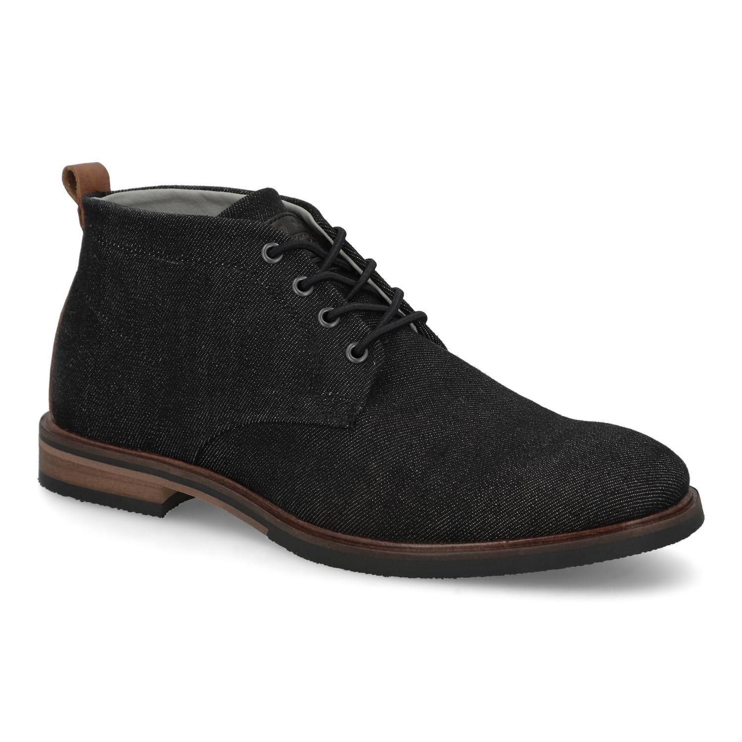 BULLBOXER BOTINES HOMBRE TEXTIL CORDONES ELASTICADOS KRAPINA-6-76 NEGRO-0