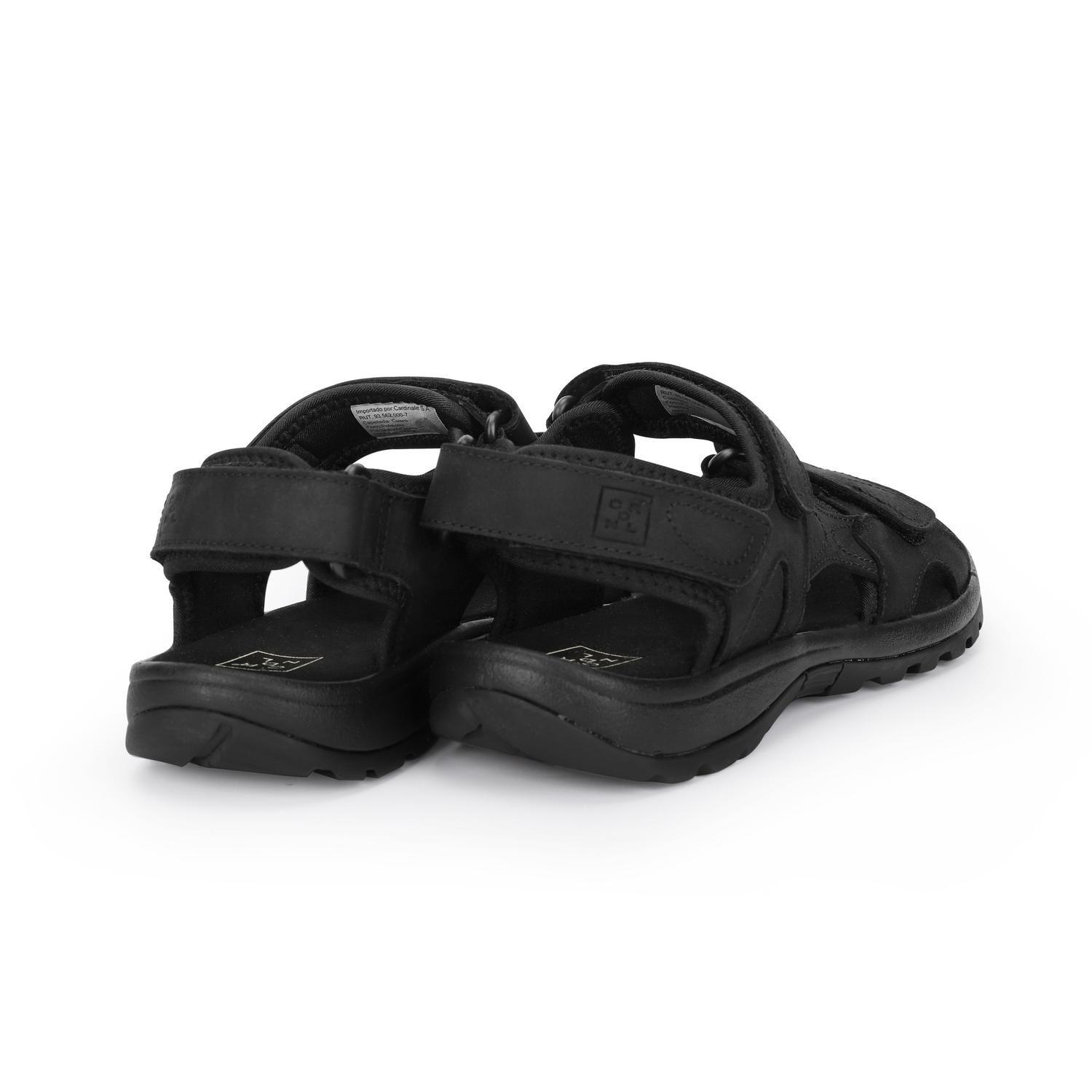 Sandalias Hombre Cuero Coastown-9-01 Negro Cardinale-4