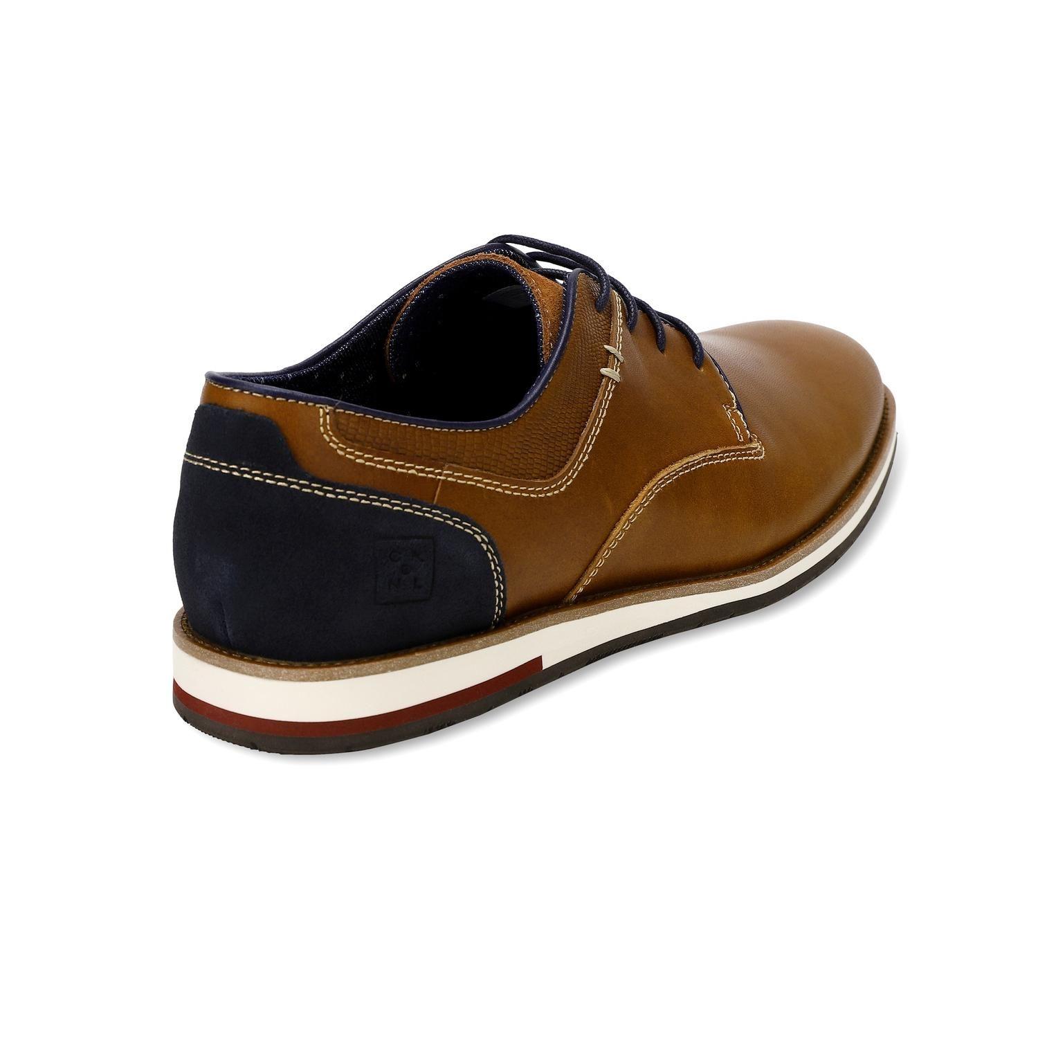 ZAPATOS HOMBRE CUERO SHELFORD-0-04 BRANDY-3