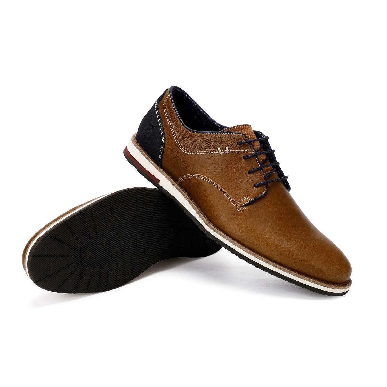 ZAPATOS HOMBRE CUERO SHELFORD-0-04 BRANDY-5
