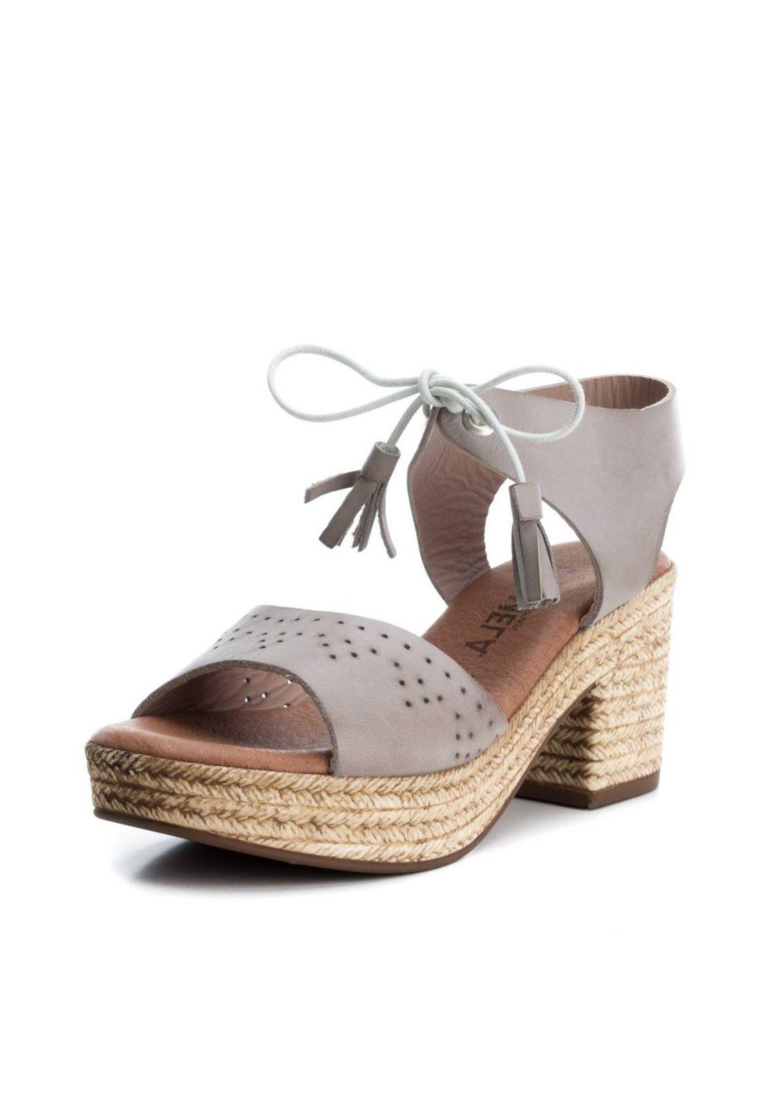 Sandalias Mujer Augusta Gris Carmela-0