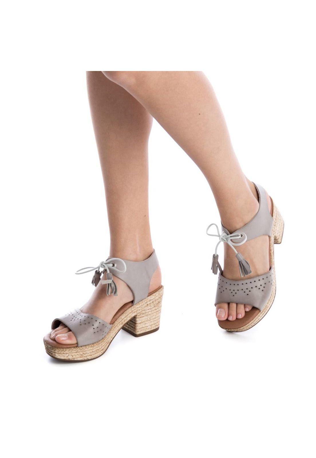 Sandalias Mujer Augusta Gris Carmela-2