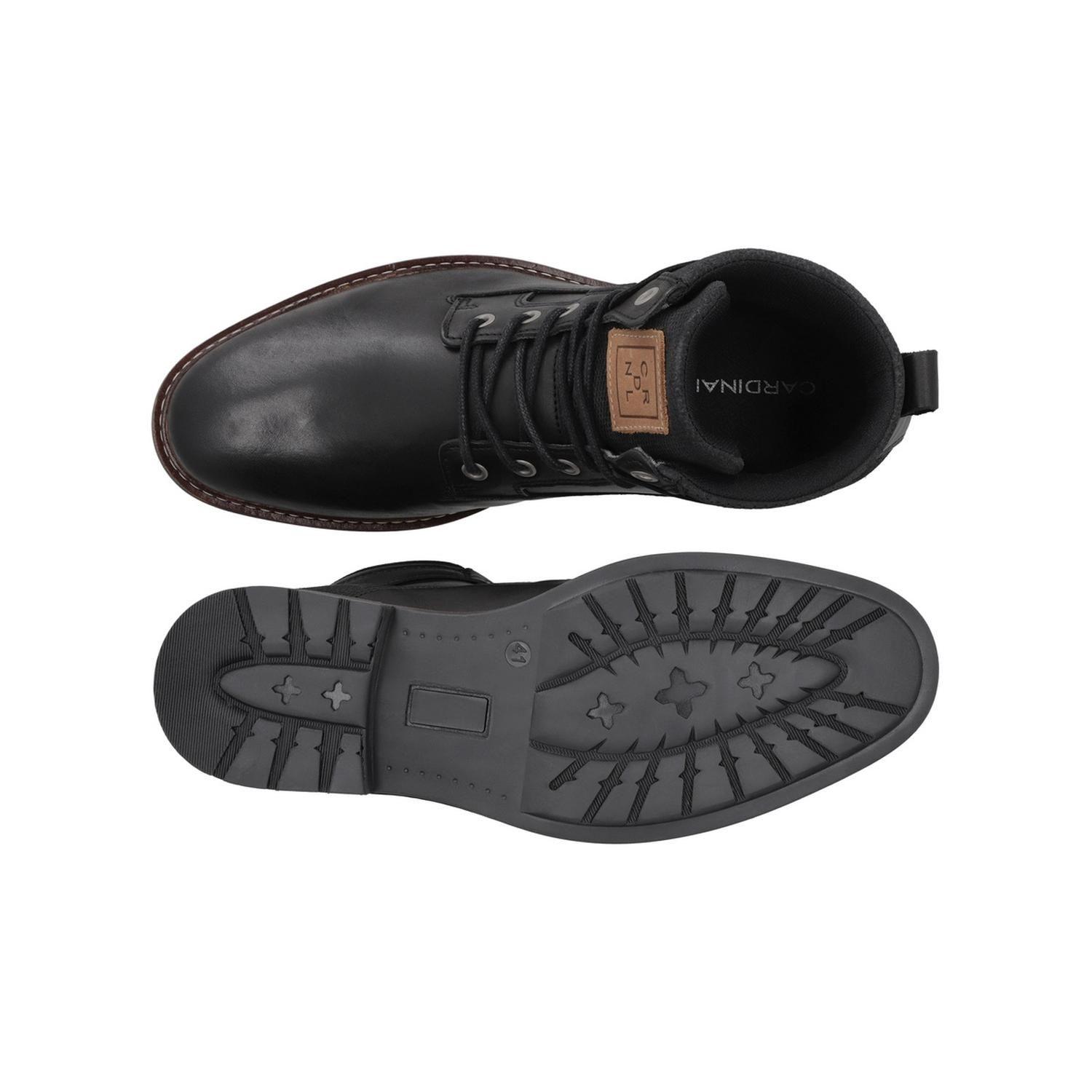 Botines Casual Urbano Hombre Cuero Raven-6-30 Negro-2