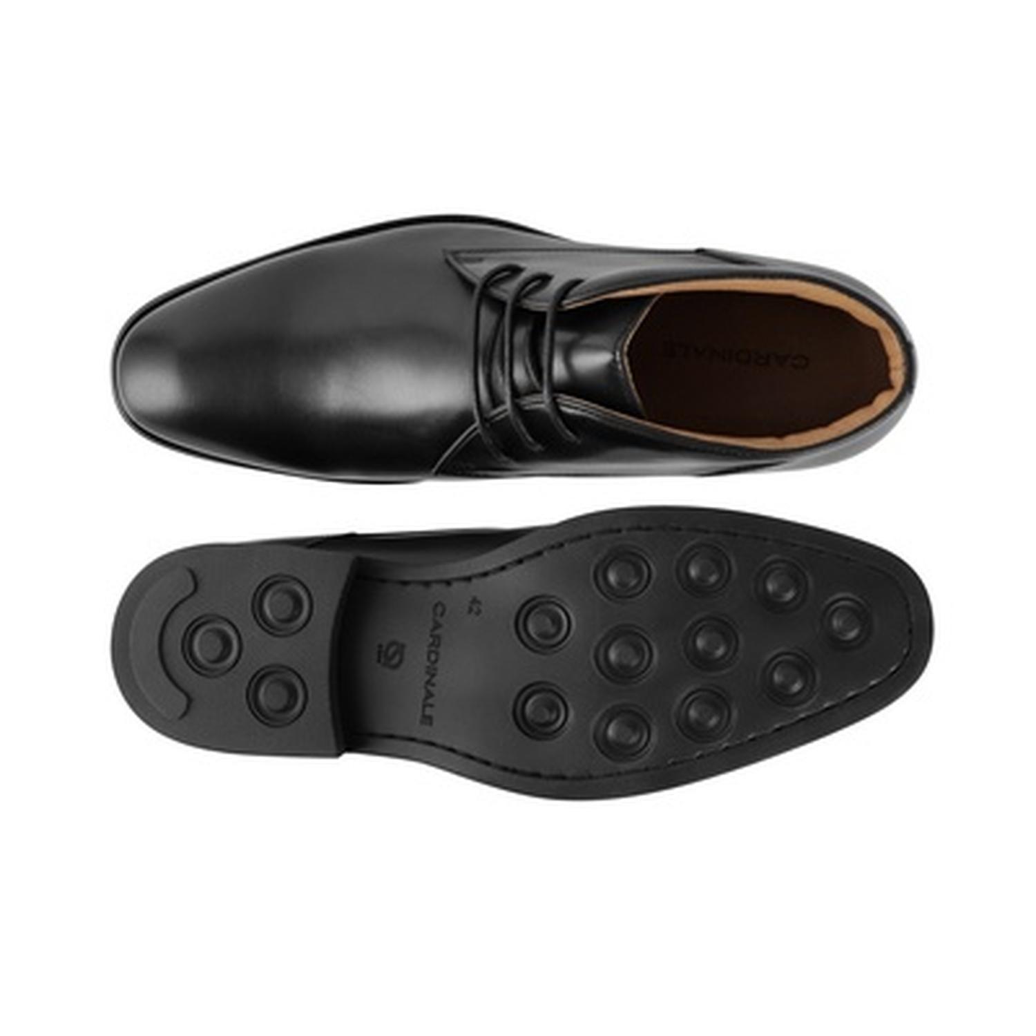 Botín Formal Hombre Cuero Chukka Enfield Negro-2