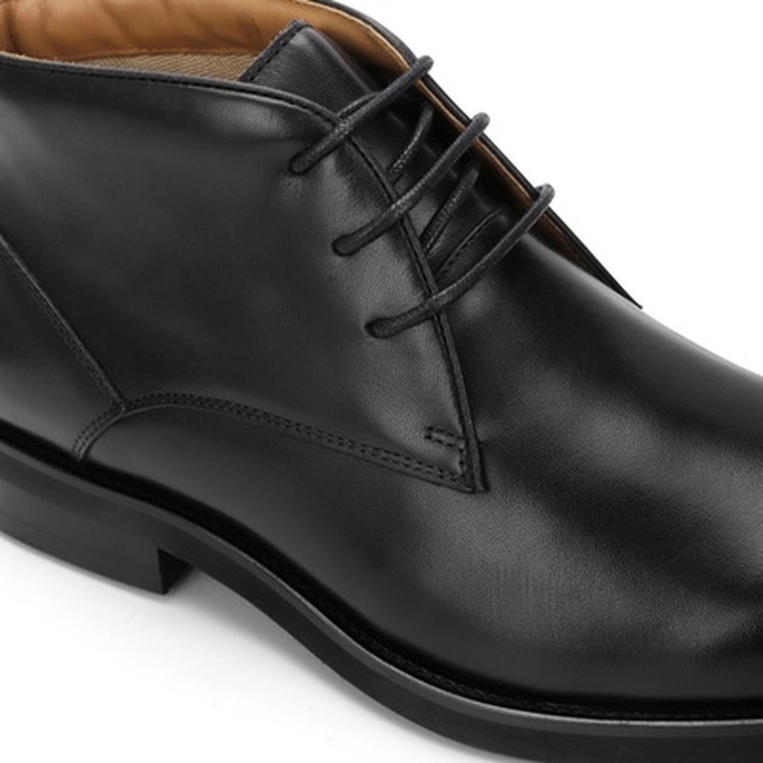 Botín Formal Hombre Cuero Chukka Enfield Negro-4