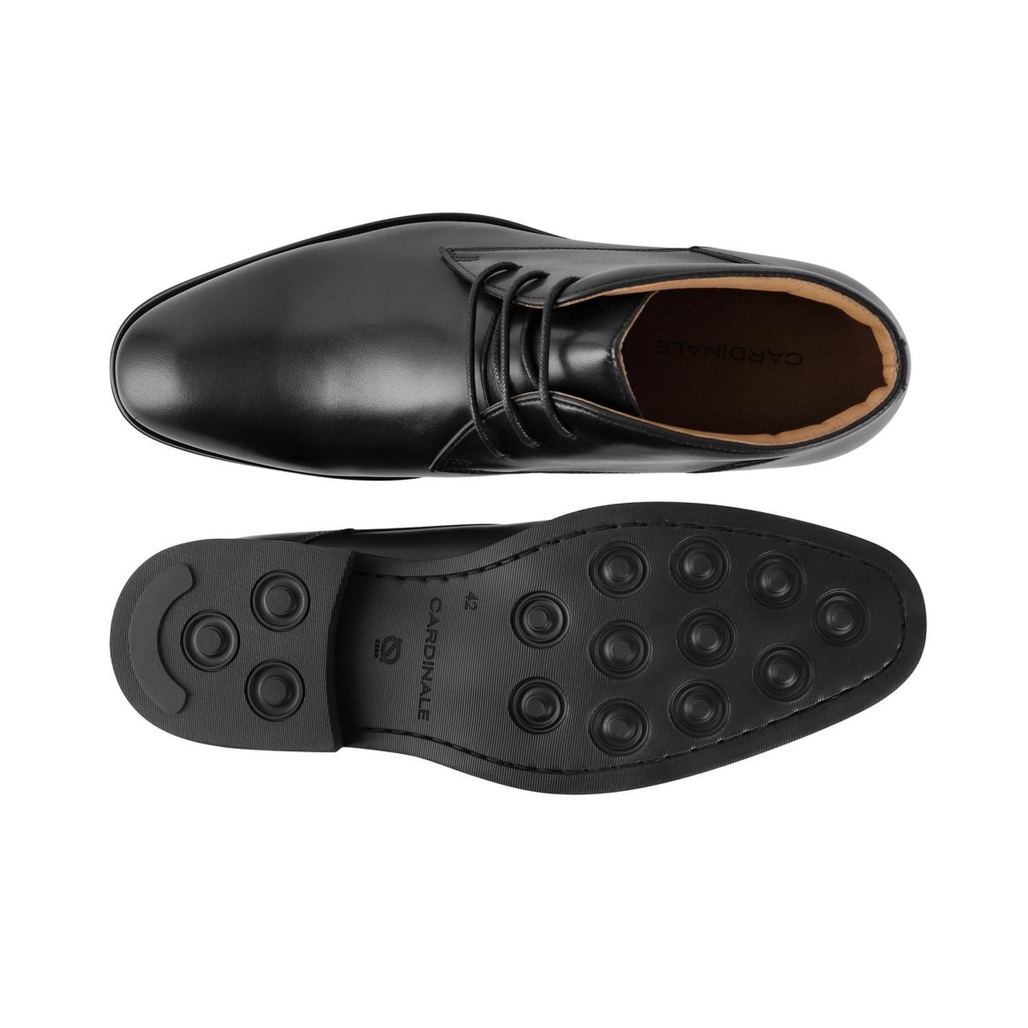 Botín Formal Hombre Cuero Chukka Enfield Negro-2