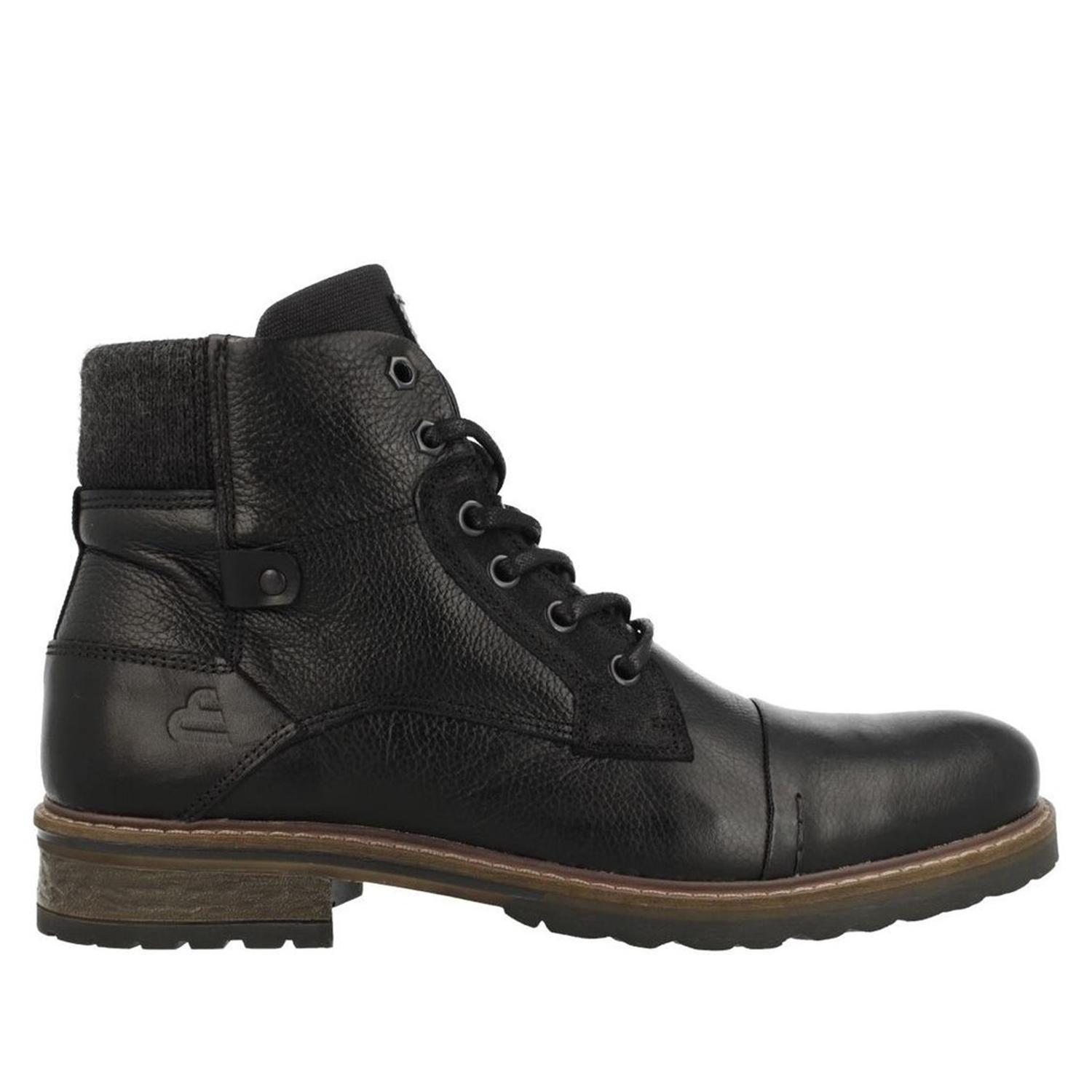 Botines Hombre Cuero Jones-6-58 Negro Bullboxer-0