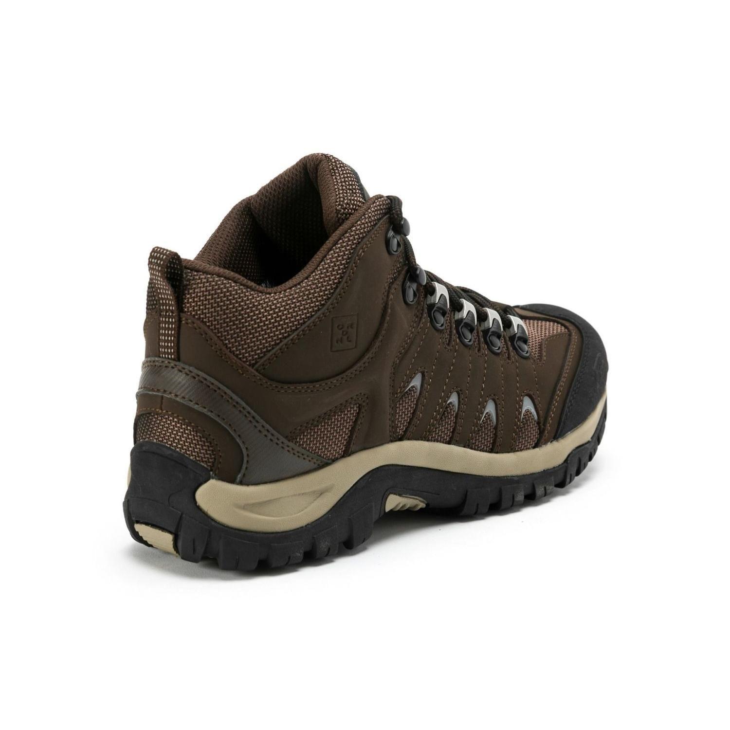BOTINES WATERPROOF HOMBRE CUERO Y TEXTIL OUTDOOR FIORDO-6-22-CAFE1-4