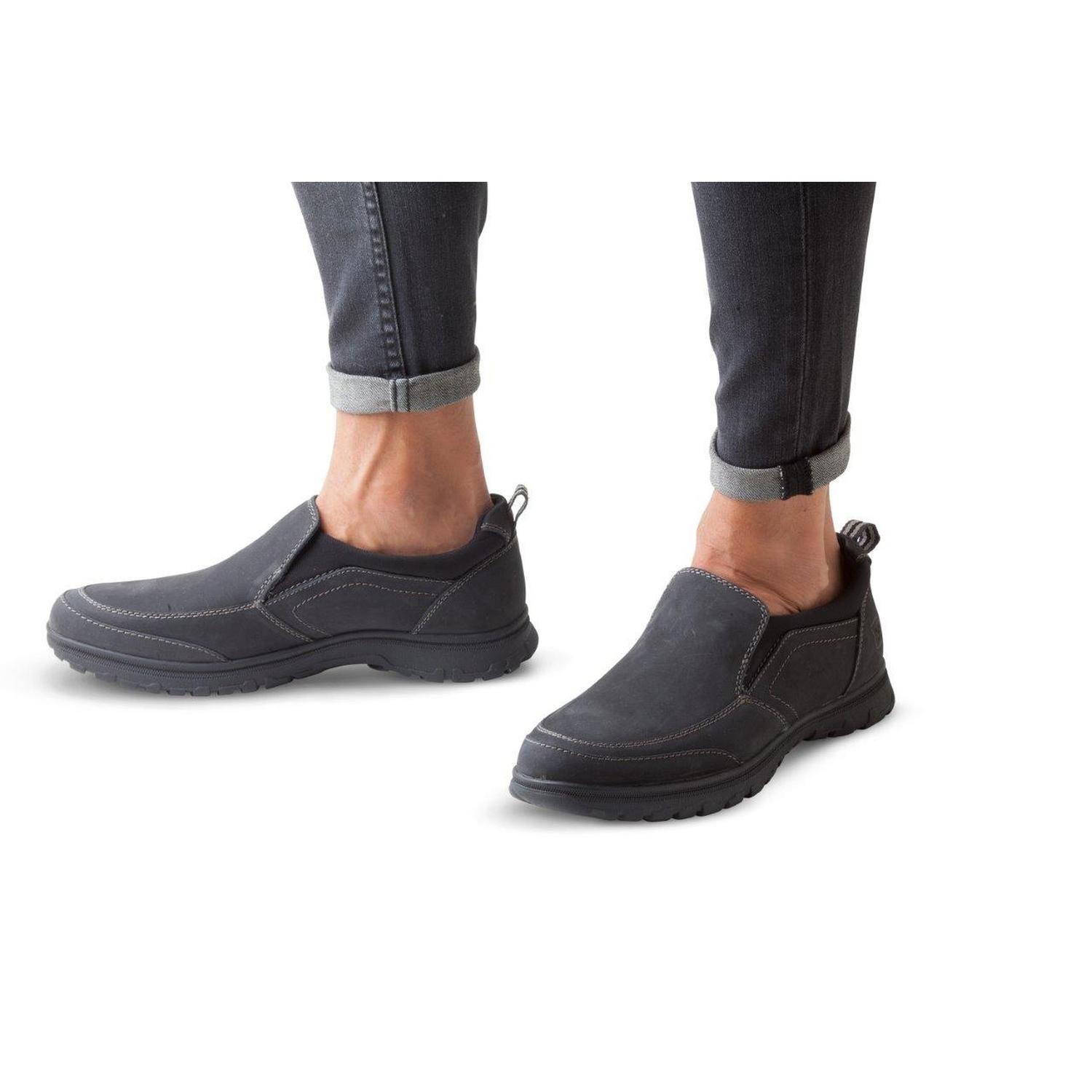 Zapatillas Slip-On Hombre Cuero Forest-3-30-Negro Cardinale-3