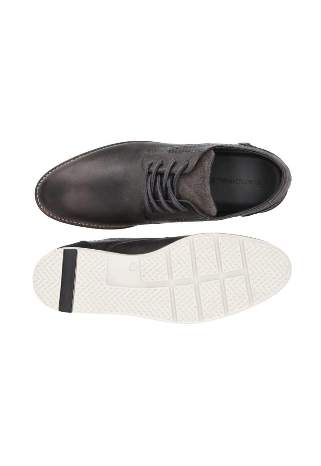 Zapatos Hombre Cuero Utrecht-0-01 Gris Cardinale-2