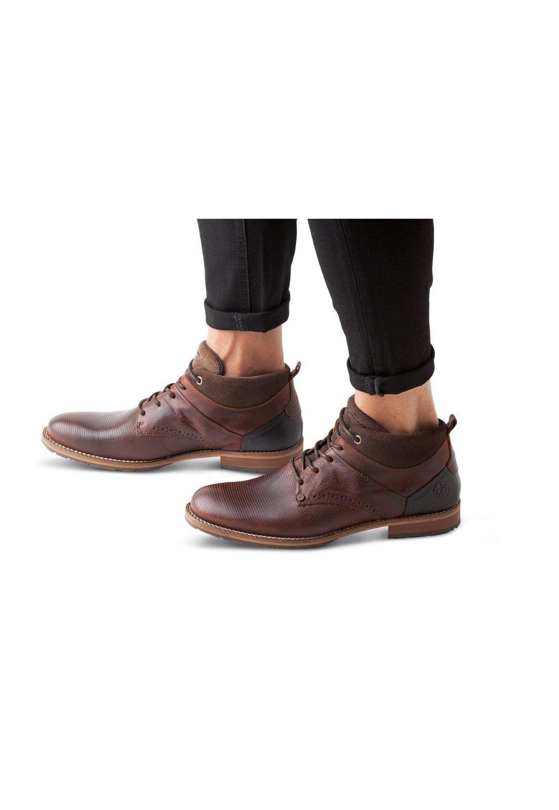 Botines Hombre Mars Cafe2 A  Bullboxer-4