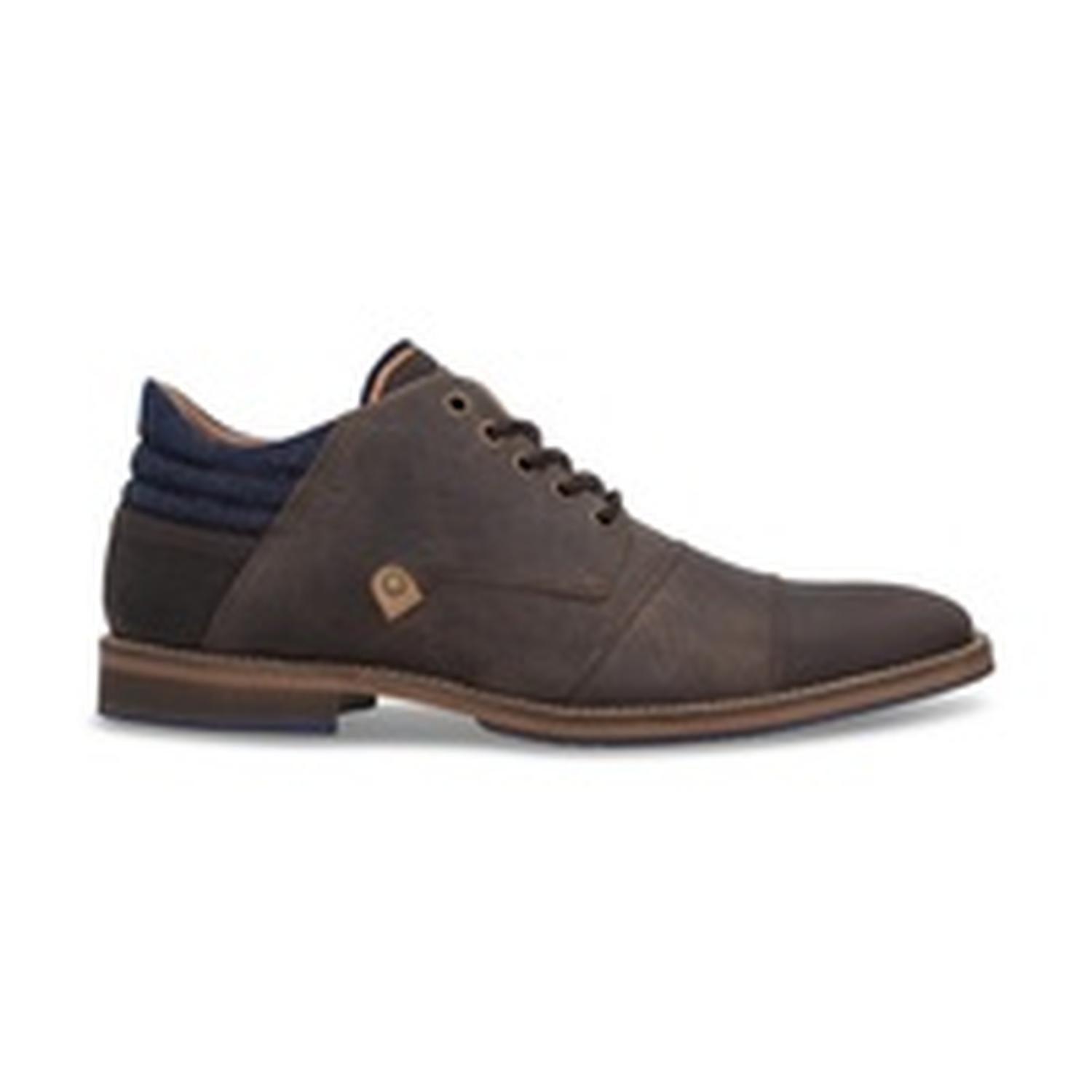 Botines Formal Casual Hombre Cuero Crowl-6-81 Brandy-0