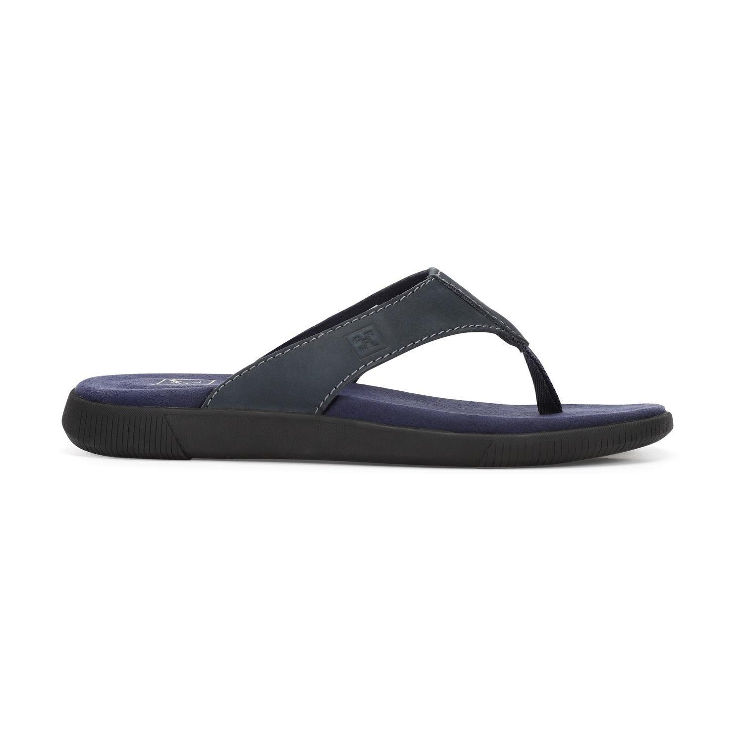 Sandalias Hombre Cuero Hakuna-9-07 Azul Cardinale-1