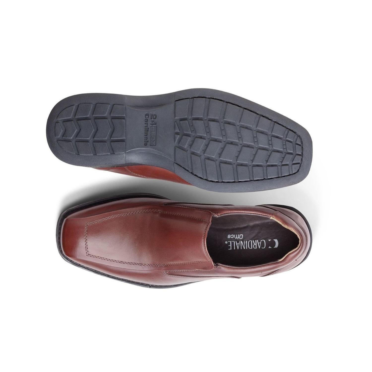 ZAPATOS HOMBRE CUERO SLIP-ON 24 FLEX FINANCIAL-3-81-CAFE2-2