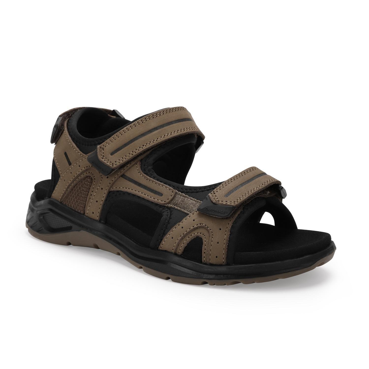 SANDALIAS HOMBRE CUERO SAFARI-9-07 CAFÉ-0