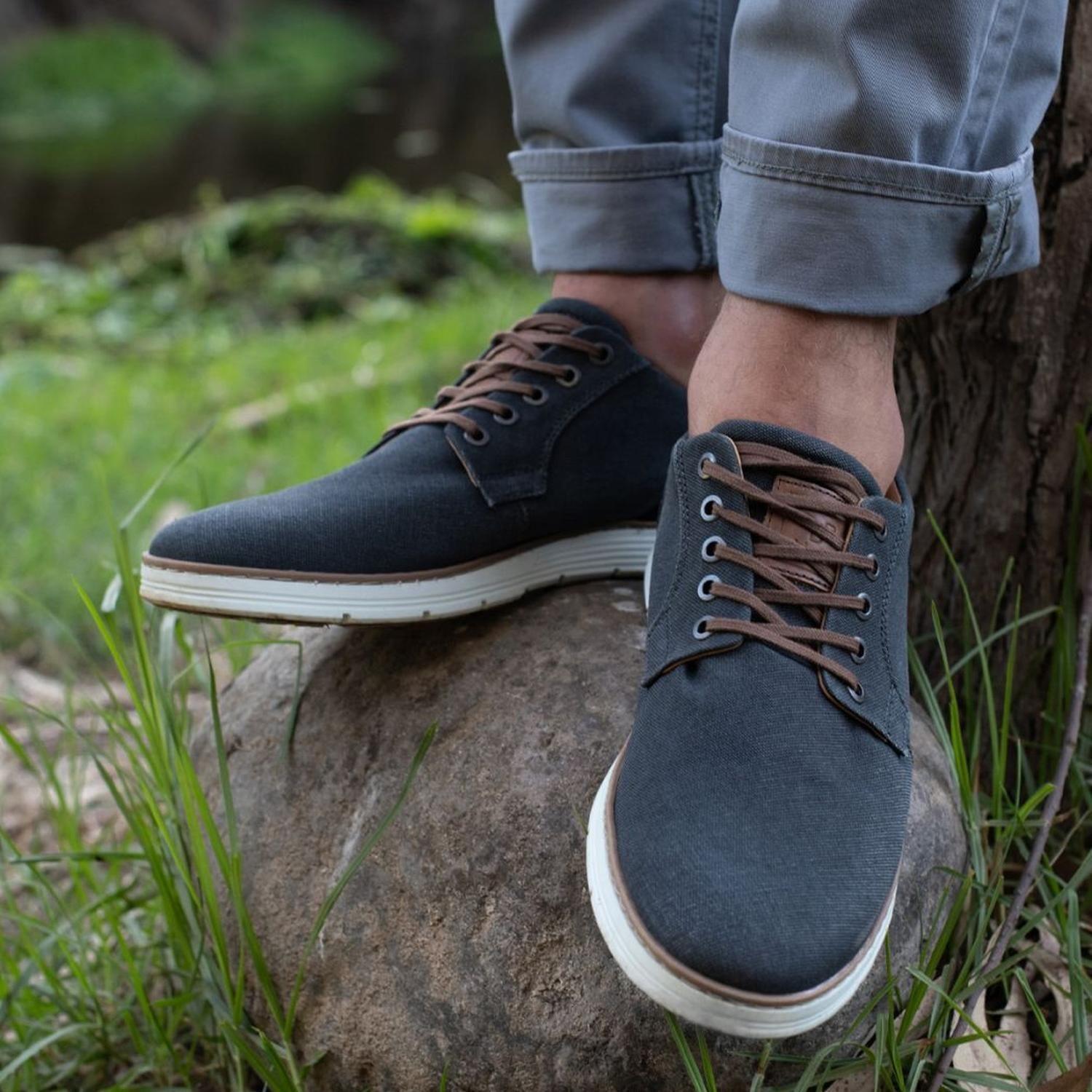 Zapatillas Hombre Textil Prades-0-82 Negro-3