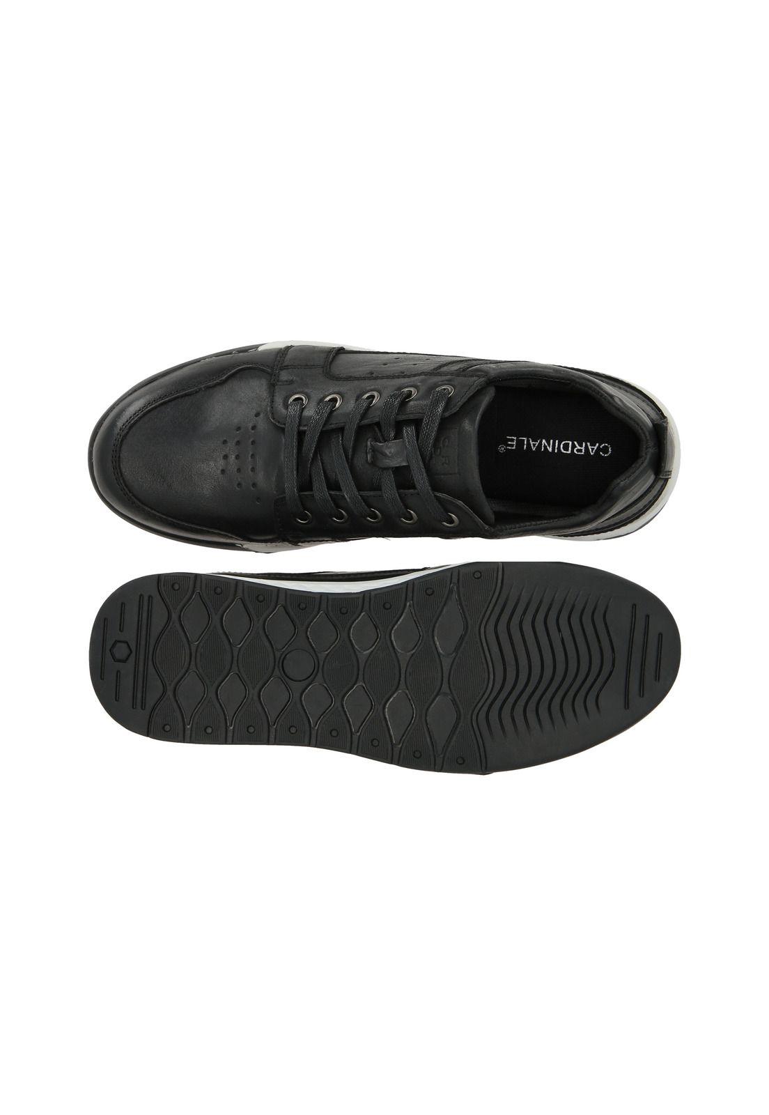 Zapatillas Cuero Forn-0-08 Negro-2
