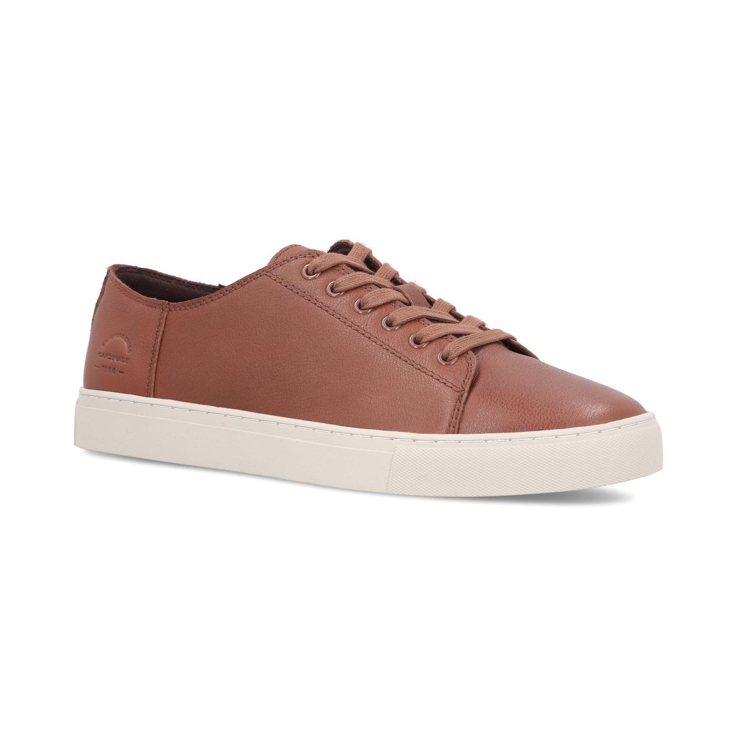 ZAPATILLAS HOMBRE CUERO NORDVILLE-0-02 BRANDY-0