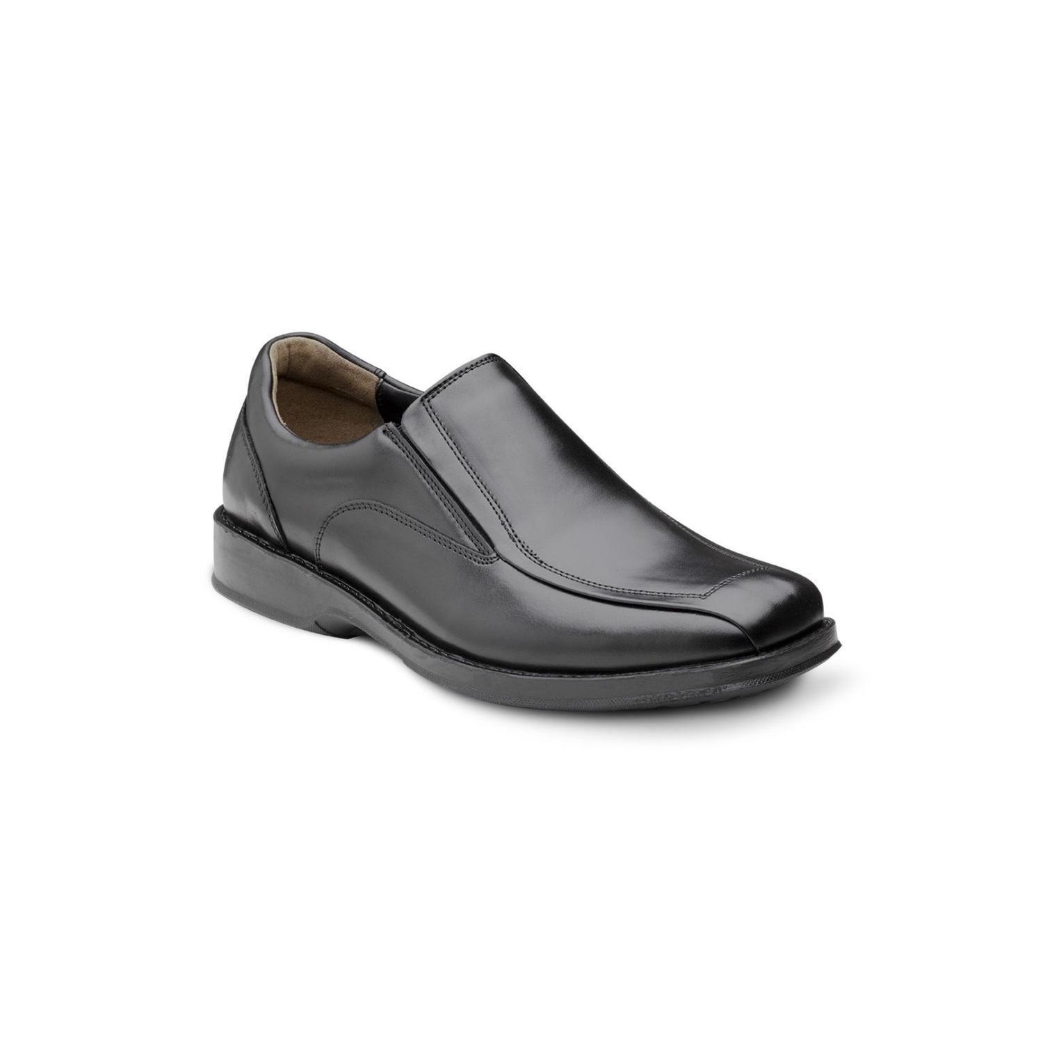 ZAPATOS HOMBRE CUERO SLIP-ON 24 FLEX FINANCIAL-3-81-NEGRO-0