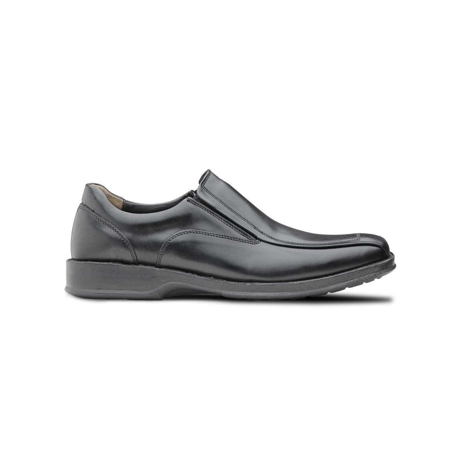 ZAPATOS HOMBRE CUERO SLIP-ON 24 FLEX FINANCIAL-3-81-NEGRO-1