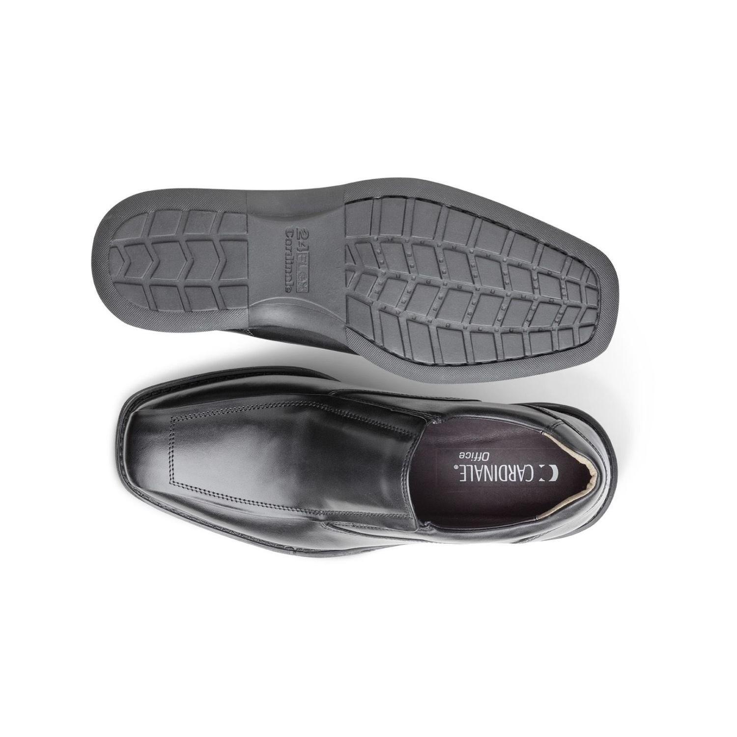 ZAPATOS HOMBRE CUERO SLIP-ON 24 FLEX FINANCIAL-3-81-NEGRO-2