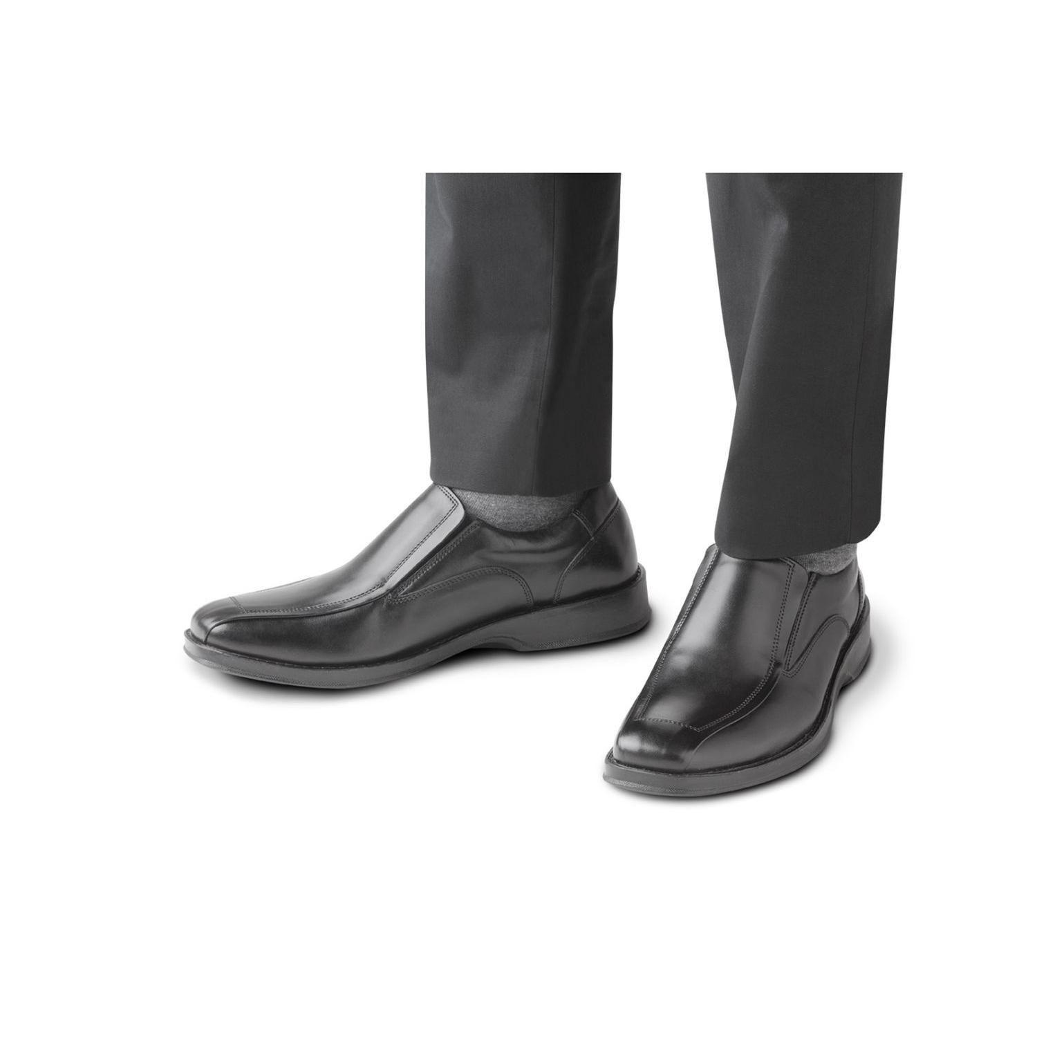 ZAPATOS HOMBRE CUERO SLIP-ON 24 FLEX FINANCIAL-3-81-NEGRO-3