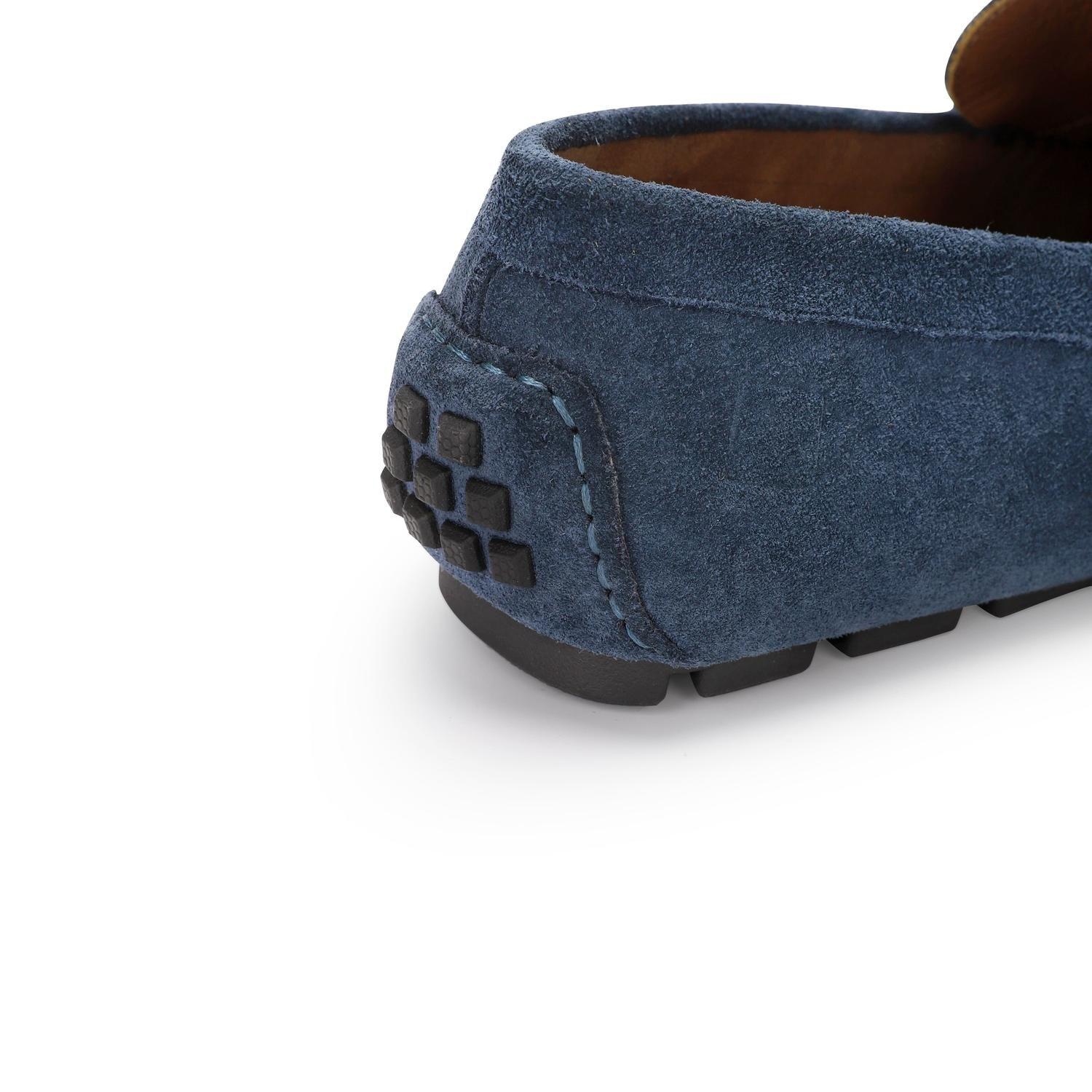 Mocasines Driver Hombre Cuero Sand-4-02 Azul-4