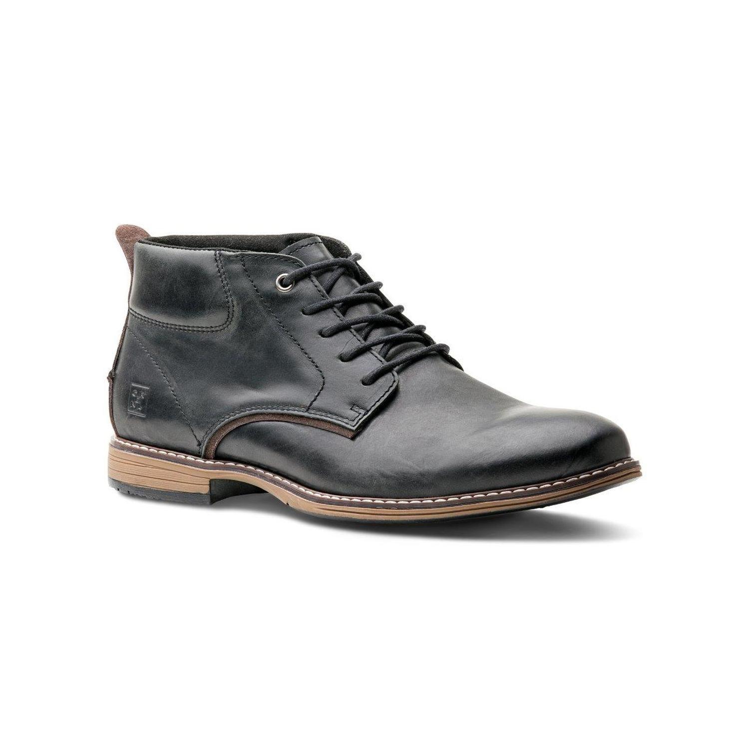 BOTINES HOMBRE DE CUERO YORK-6-47-NEGRO-0