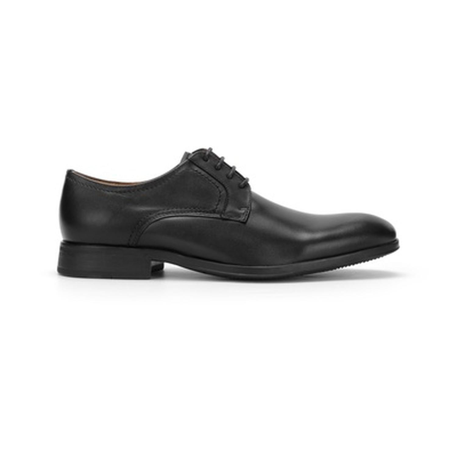 Zapato Formal Hombre Cuero Derby Rowville Negro-1