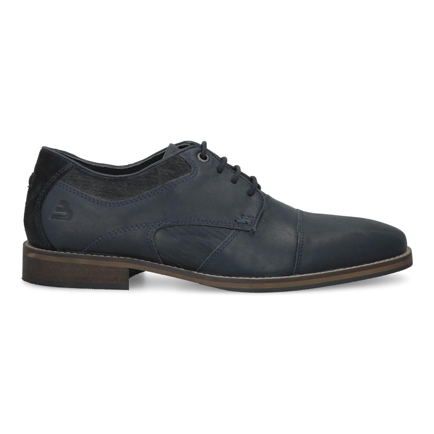 Zapatos Hombre Cuero Brompton-0-84 Azul Bullboxer-1