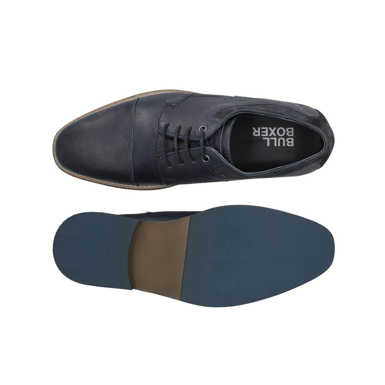 Zapatos Hombre Cuero Brompton-0-84 Azul Bullboxer-2