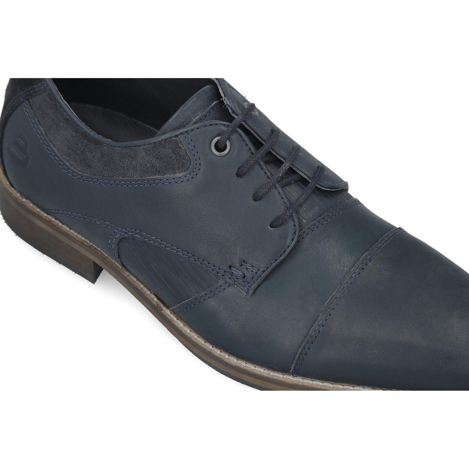 Zapatos Hombre Cuero Brompton-0-84 Azul Bullboxer-3