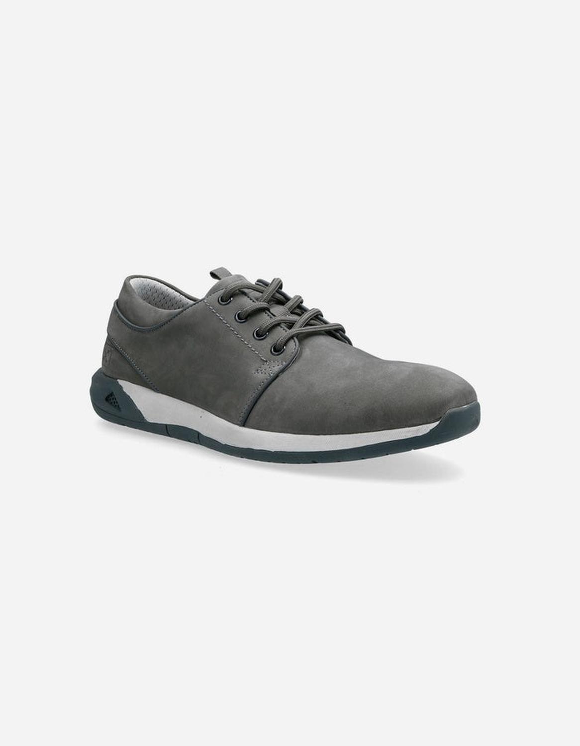 Zapatillas Urbanas Hombre Cuero Norway-0-02-Gris Cardinale