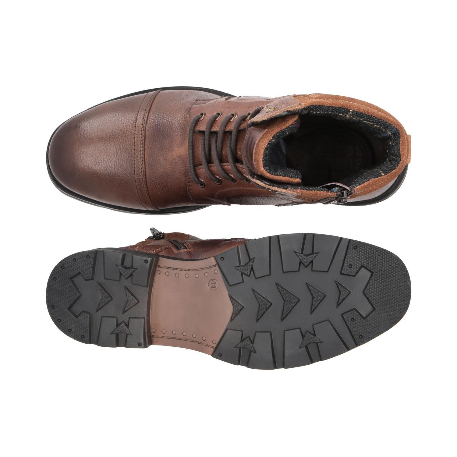 Botines Hombre Cuero Stirling-6-32 Brandy Bullboxer-2