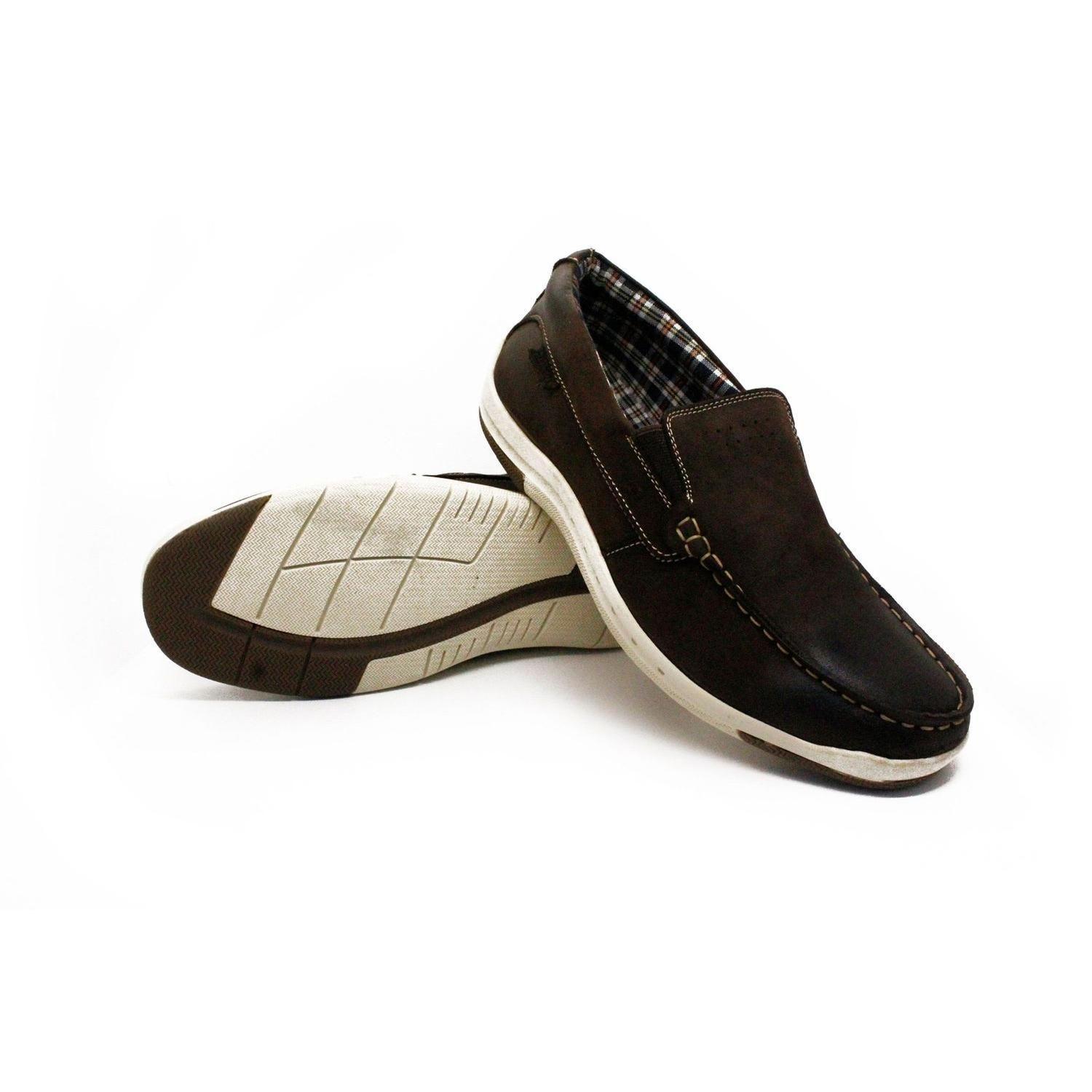 ZAPATOS HOMBRE SLIP-ON CUERO ARECIBO-3-11 CAFÉ-2