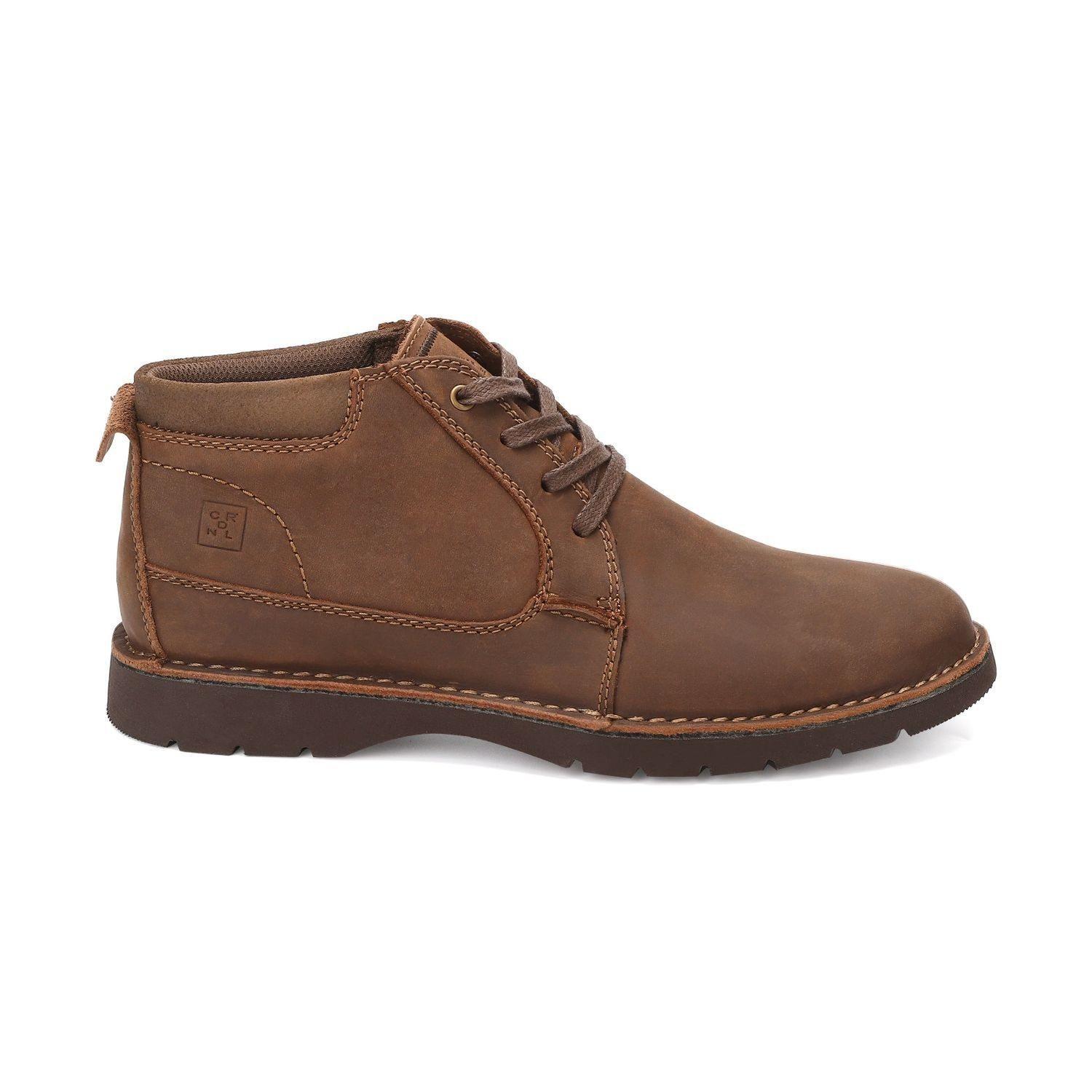 BOTINES HOMBRE CUERO BRUXTON-6-03 CAFÉ-1