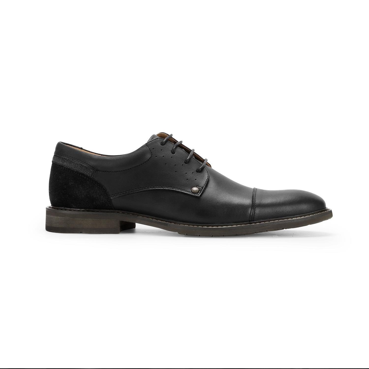 Zapatos Hombre Cuero Corktown-0-02 Negro-1