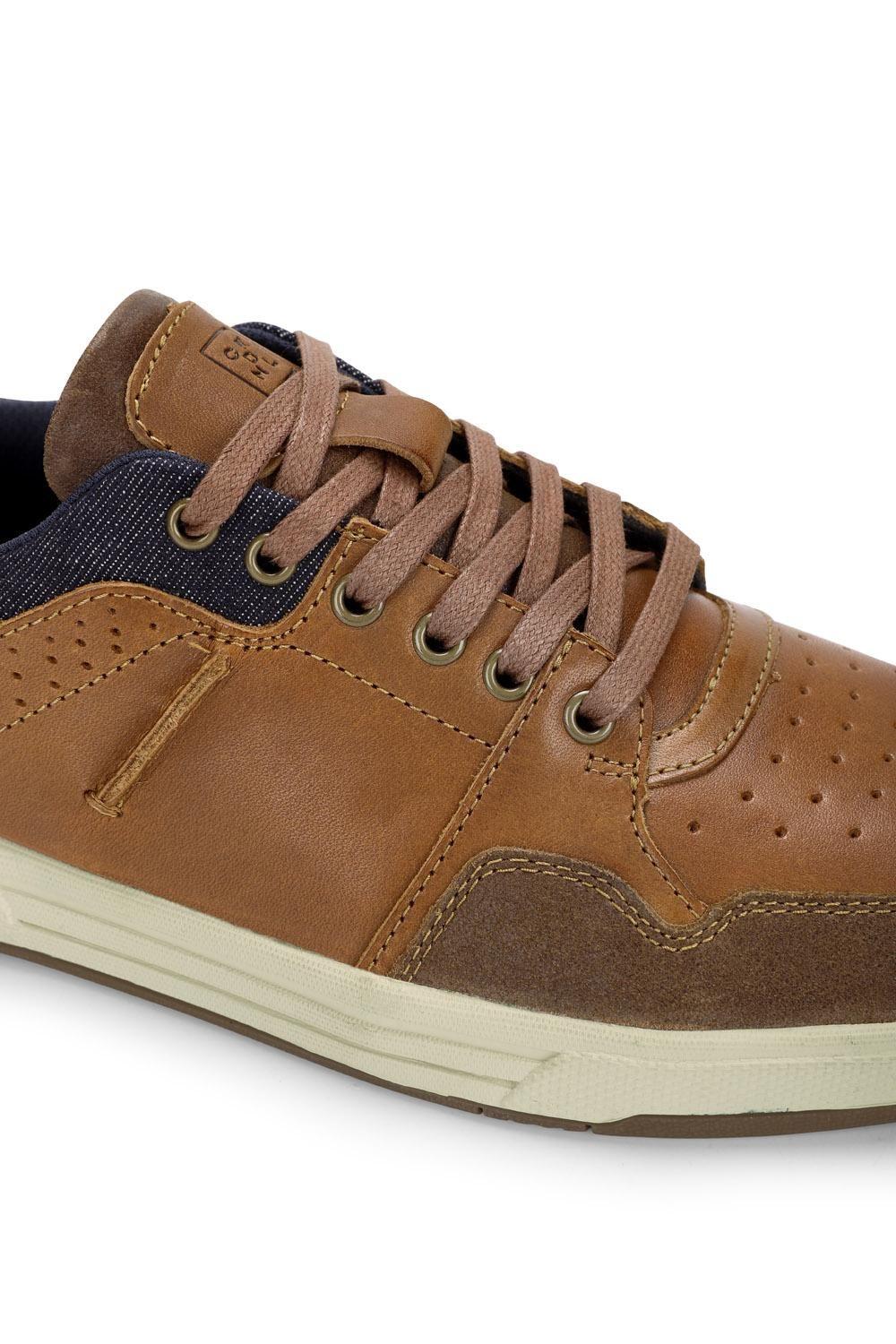 Zapatillas Urbanas Hombre Cuero Gunwale Brandy Cardinale-3