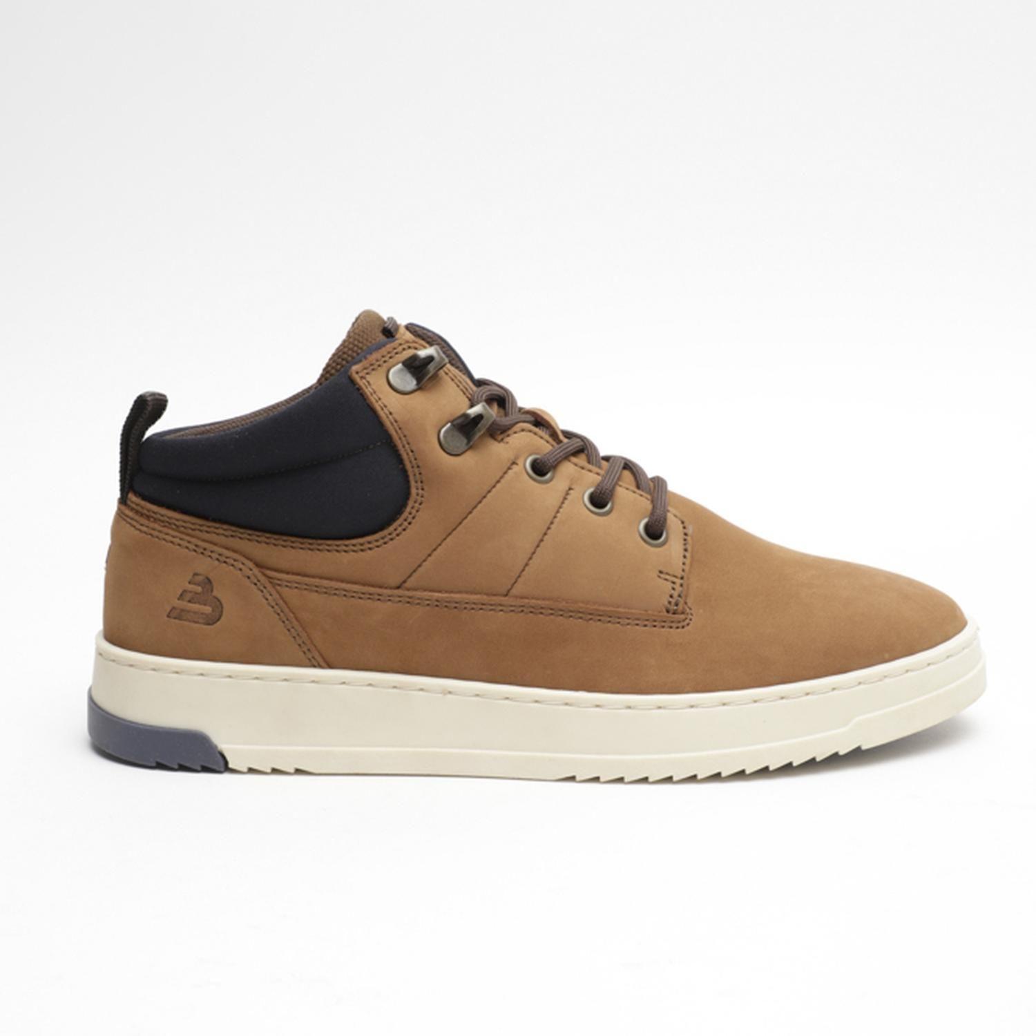 BULLBOXER ZAPATILLAS HOMBRE CUERO KESWICK-6-76 BRANDY-1