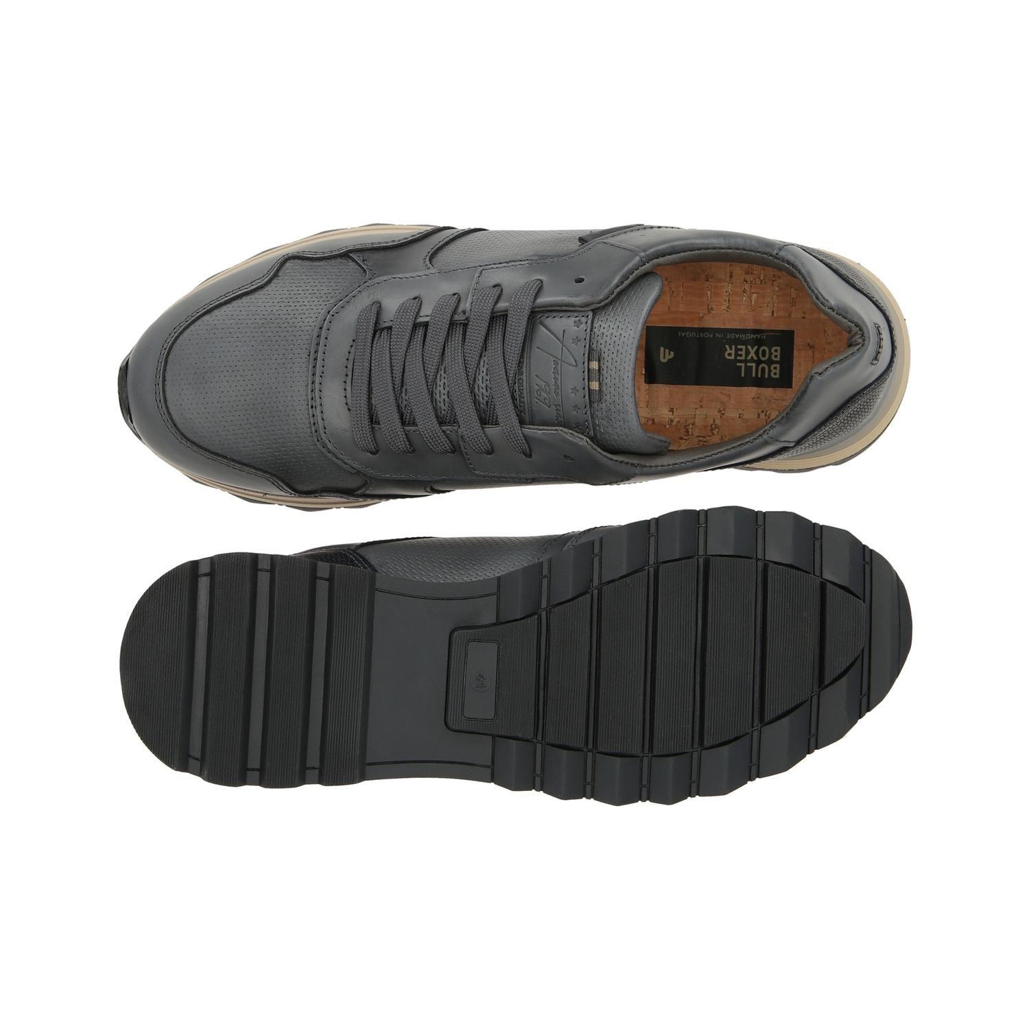 BULLBOXER ZAPATILLAS HOMBRE CORDONES CUERO PAZIN-0-38 GRIS-2