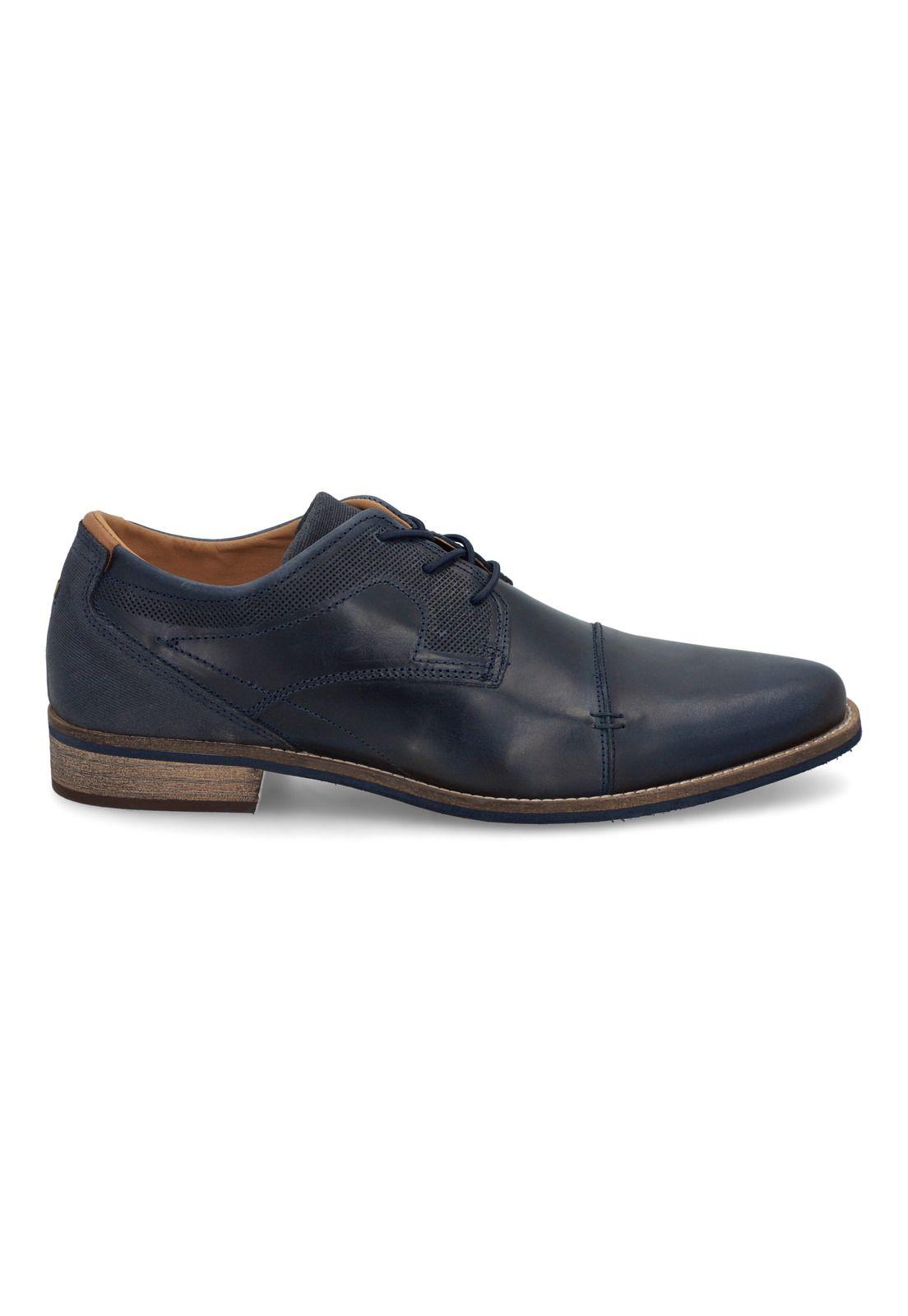 Zapatos Cuero Murten-0-09 Azul-1
