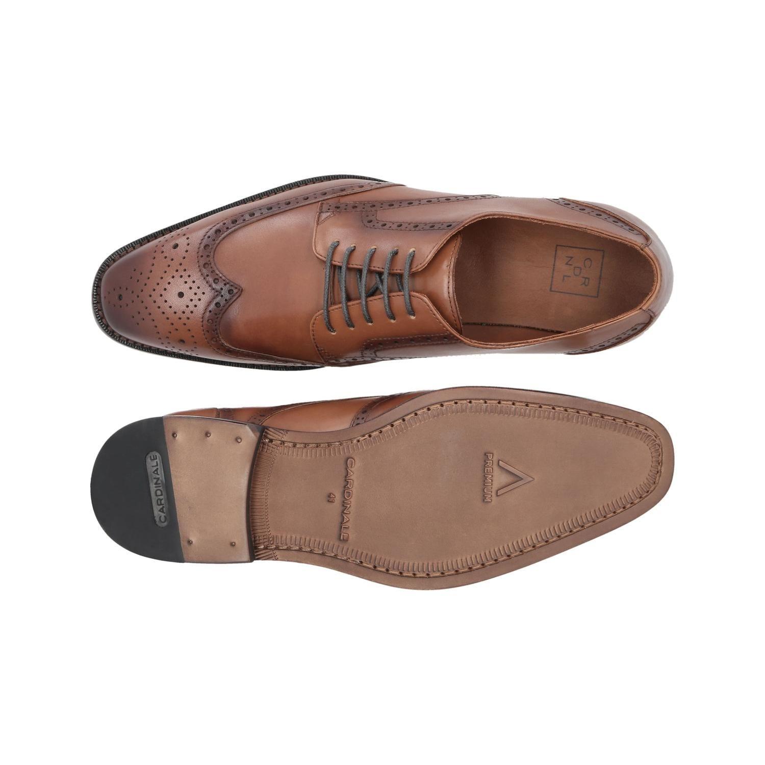 Zapatos Formal Hombre Suela Cuero Dommer-0-06 Brandy-2