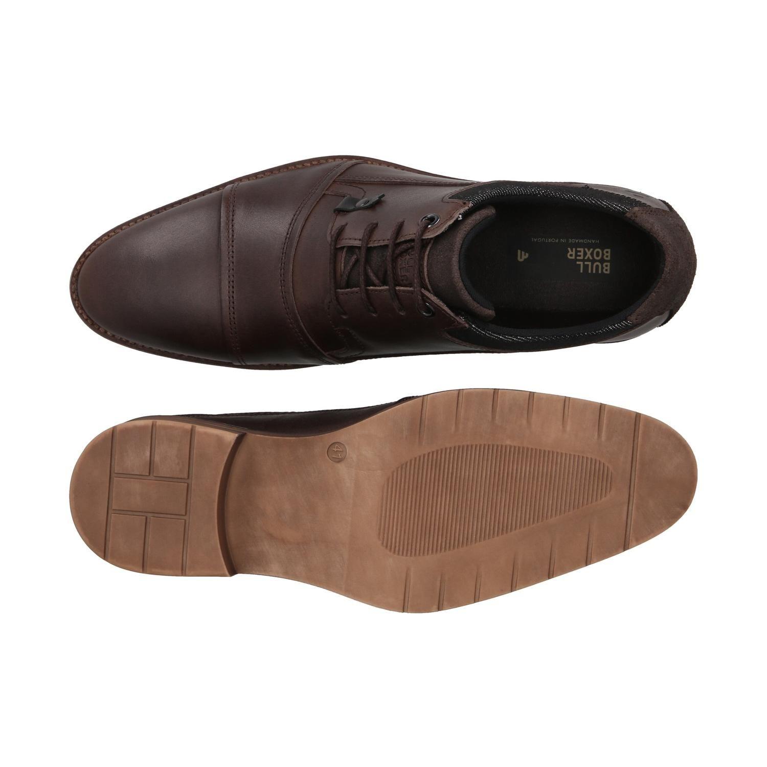 Zapatos Hombre Cuero Bladel-0-50 Café Bullboxer-2