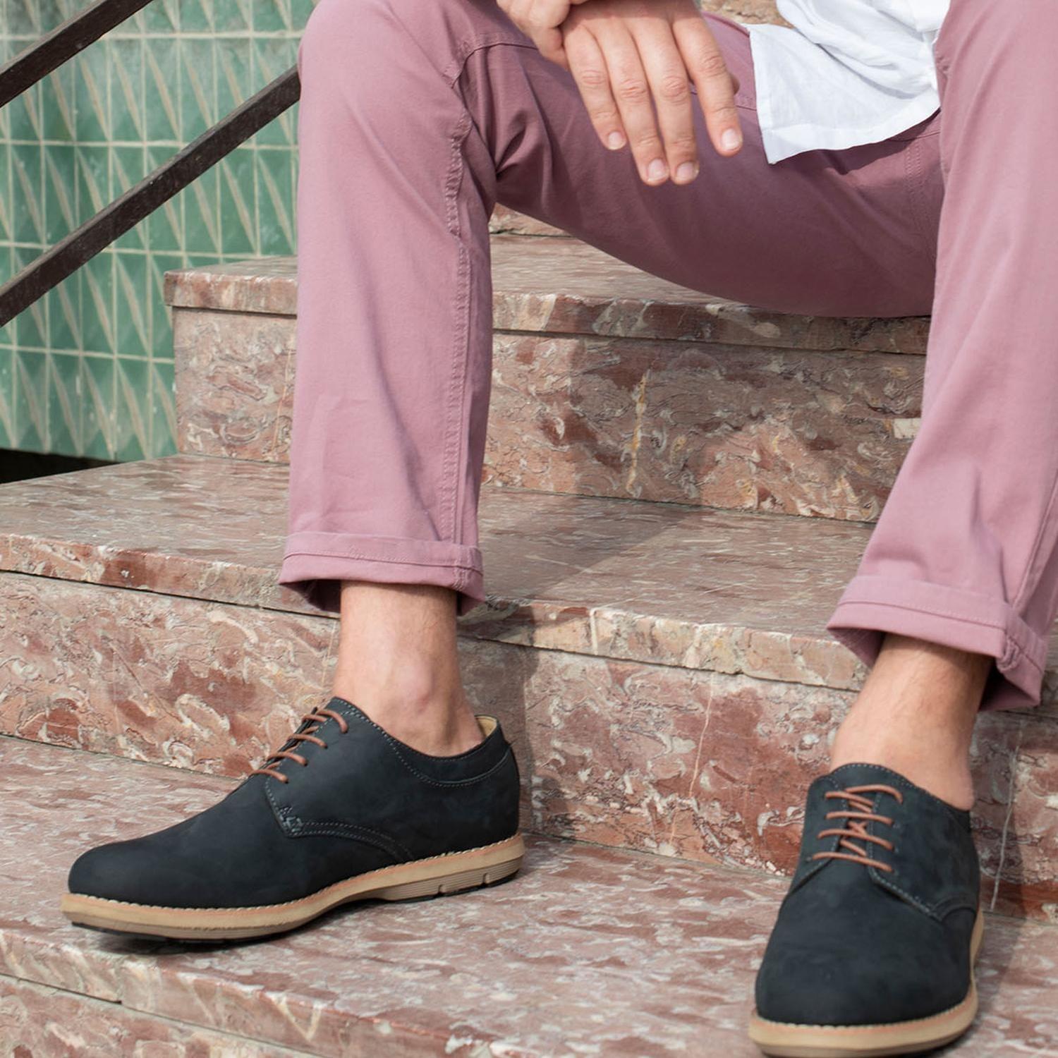 Zapatos Hombre Cuero Dozza-0-03-Negro-5