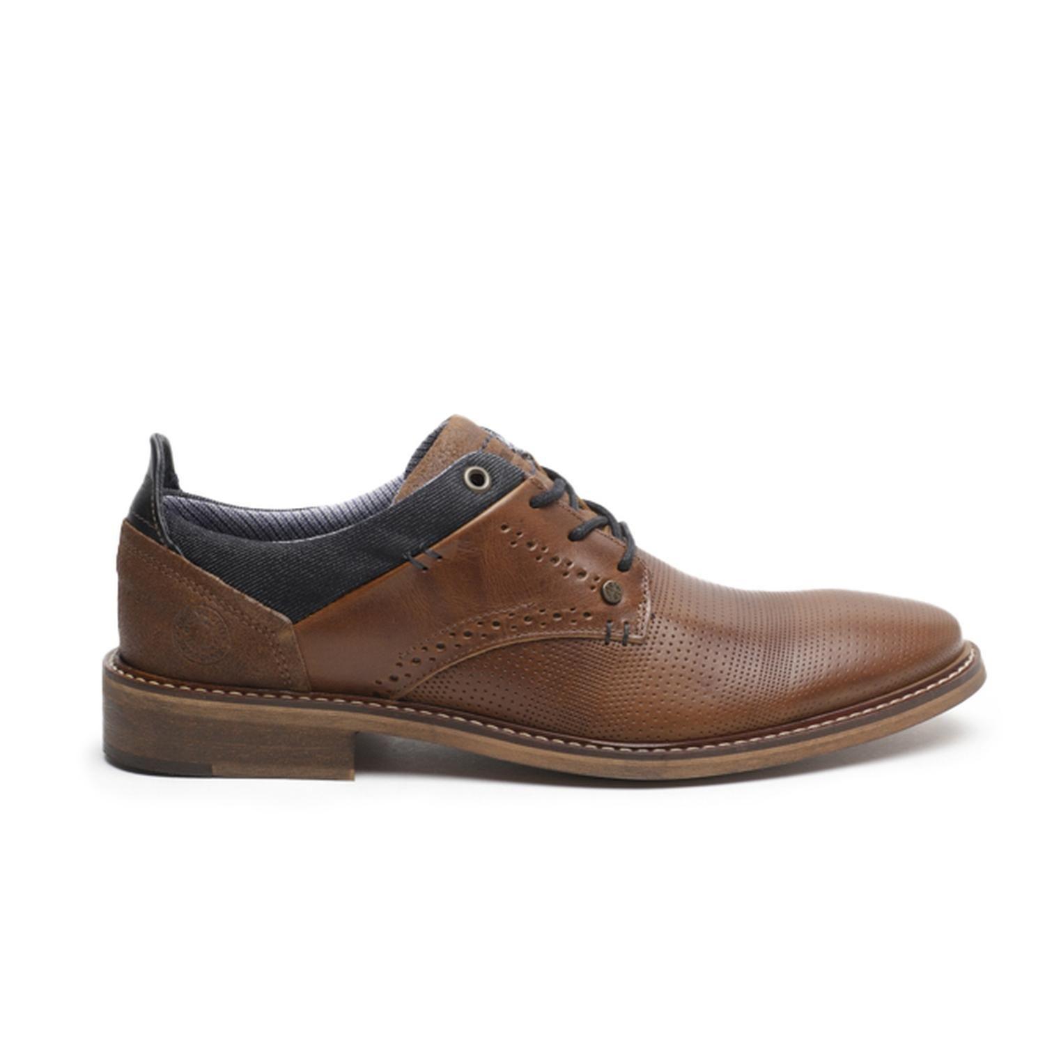 Zapatos Hombre Cuero Trastevere-0-28 Brandy Bullboxer-1