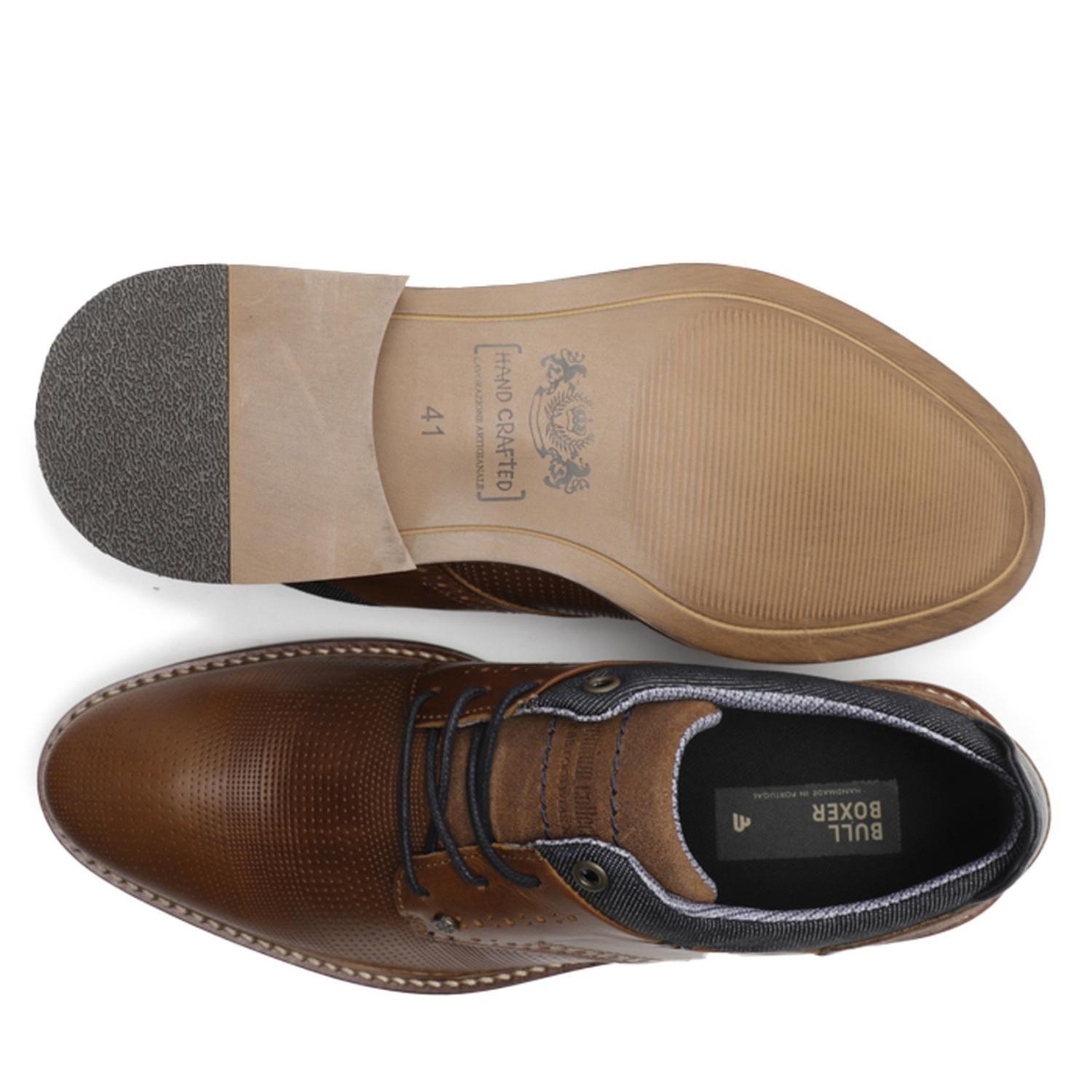 Zapatos Hombre Cuero Trastevere-0-28 Brandy Bullboxer-2