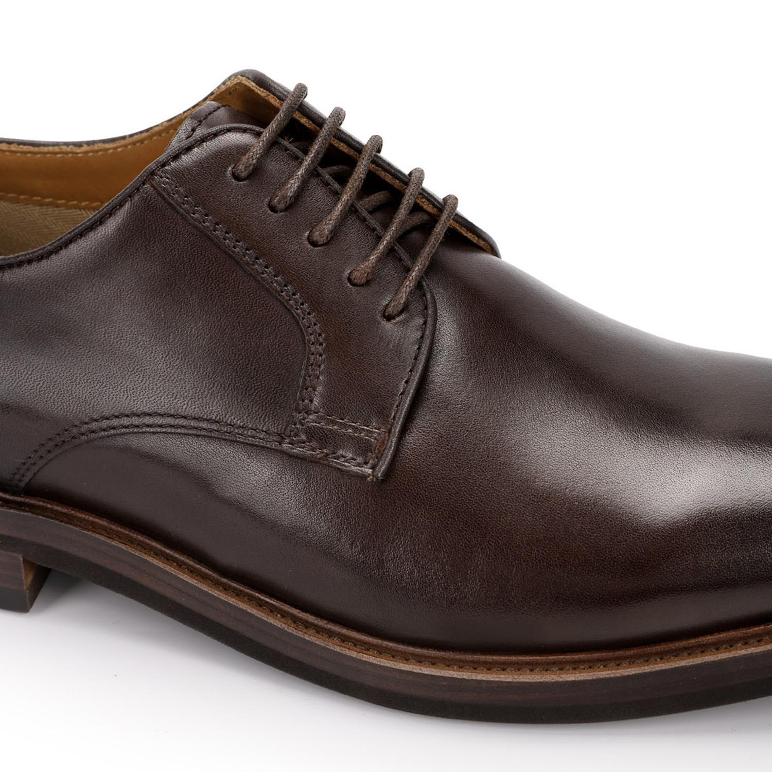 Zapatos Hombre Cuero Delftown-0-02 Café-4