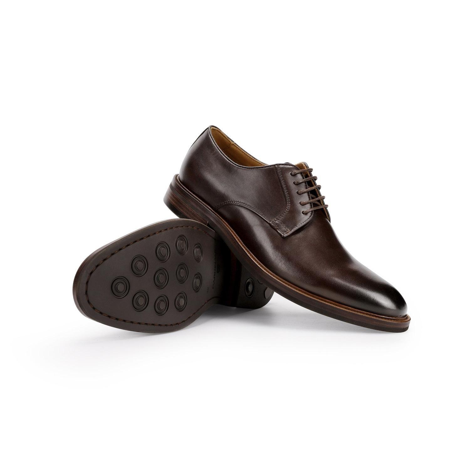 Zapatos Hombre Cuero Delftown-0-02 Café-5