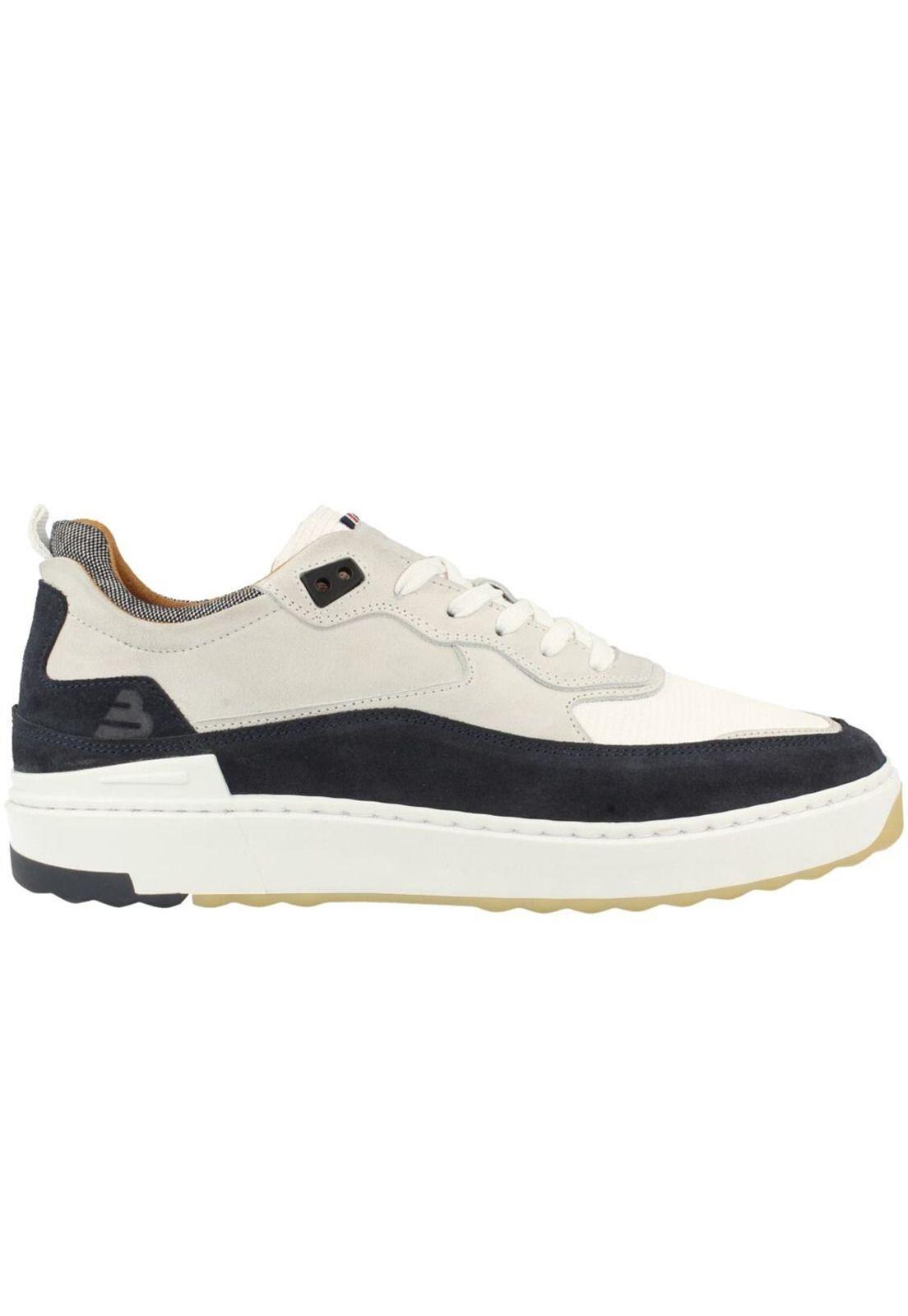 Zapatillas Cuero Y Textil Bakar-0-64 Blanco-0