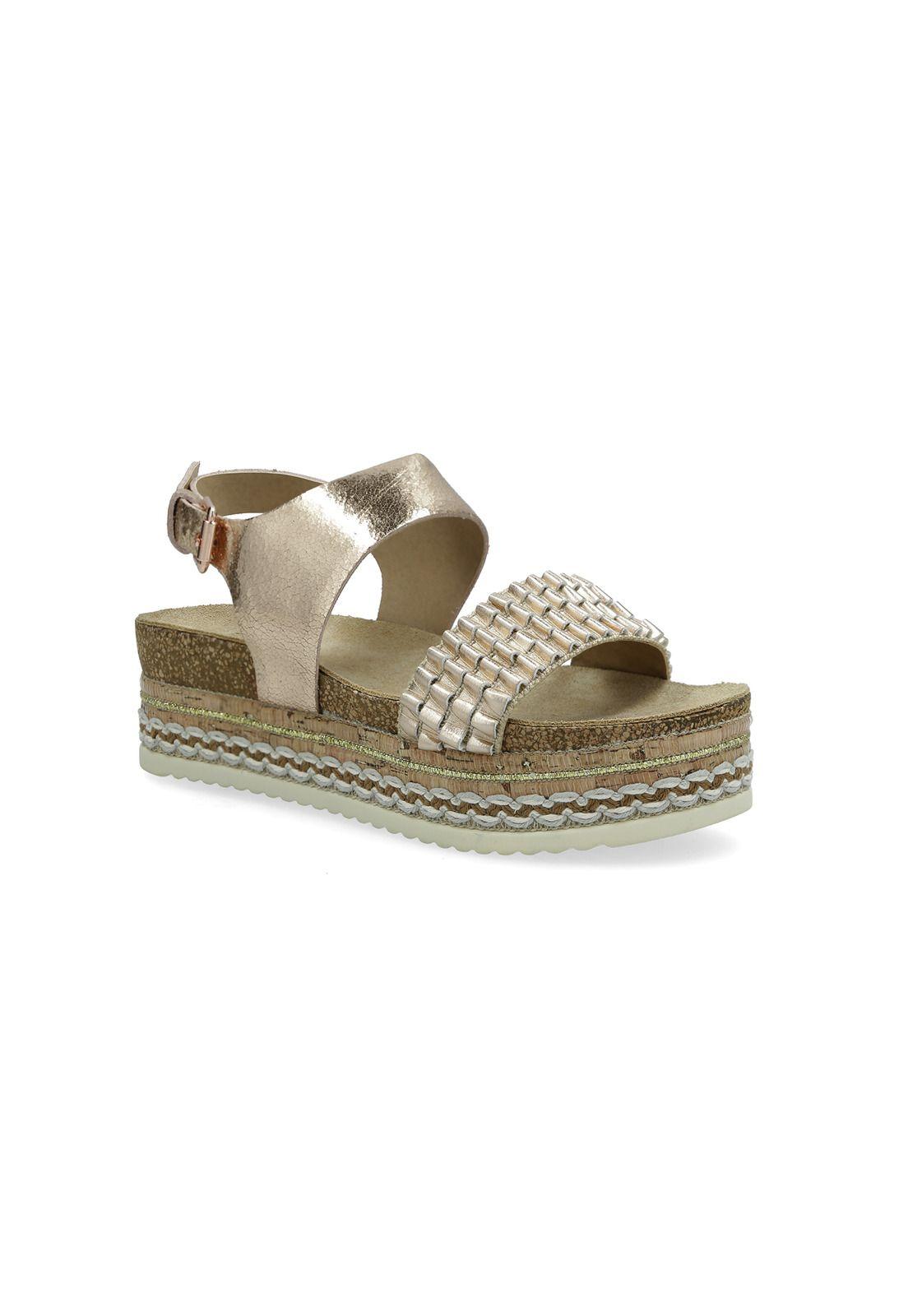 Sandalia Polly 9 28 Oro A-1